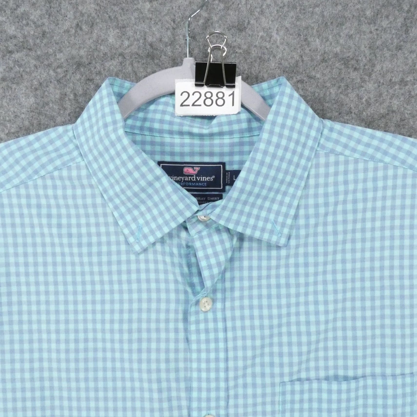 Vineyard Vines VINEYARD VINES Button-Up Shirt Mens Large Classic Performance Murray Blue Purple Check Size US L / EU 52-54 / 3 - 2 Thumbnail