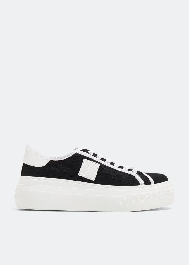 Givenchy o1loc1c0724 City Platform Sneakers in Black Size US 10 / IT 40 - 1 Thumbnail