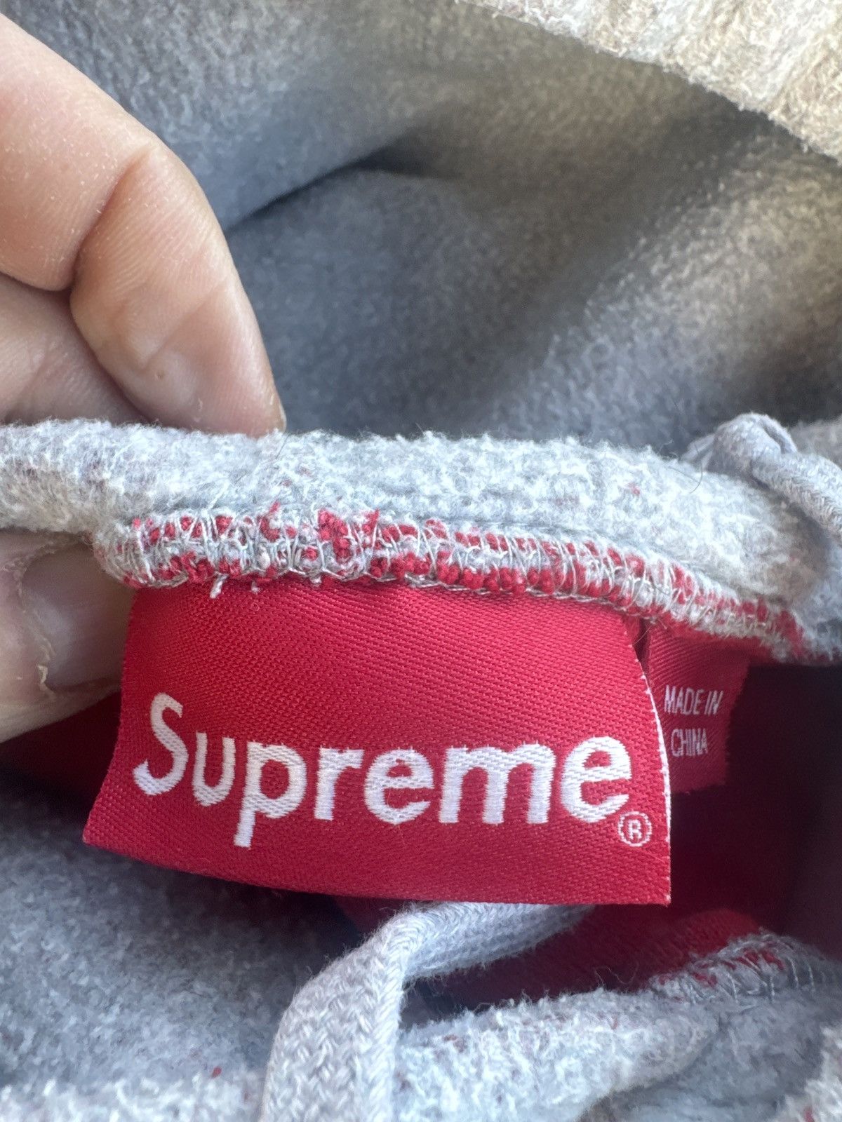 Supreme Supreme Inside-Out Box Logo Hoodie in size Medium Grey Size US M / EU 48-50 / 2 - 4 Thumbnail