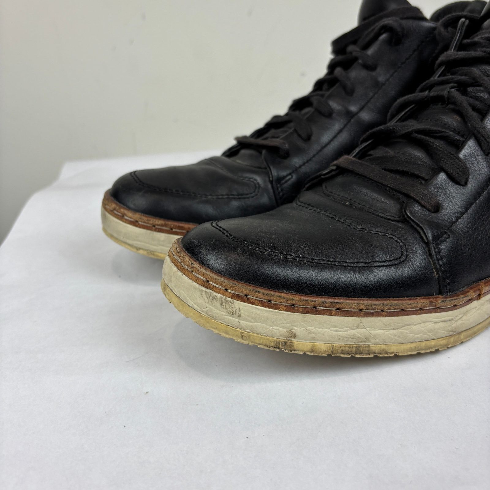 John Varvatos John Varvatos Star USA Leather High Top Sneakers Men's 10M Size US 10 / EU 43 - 10 Thumbnail