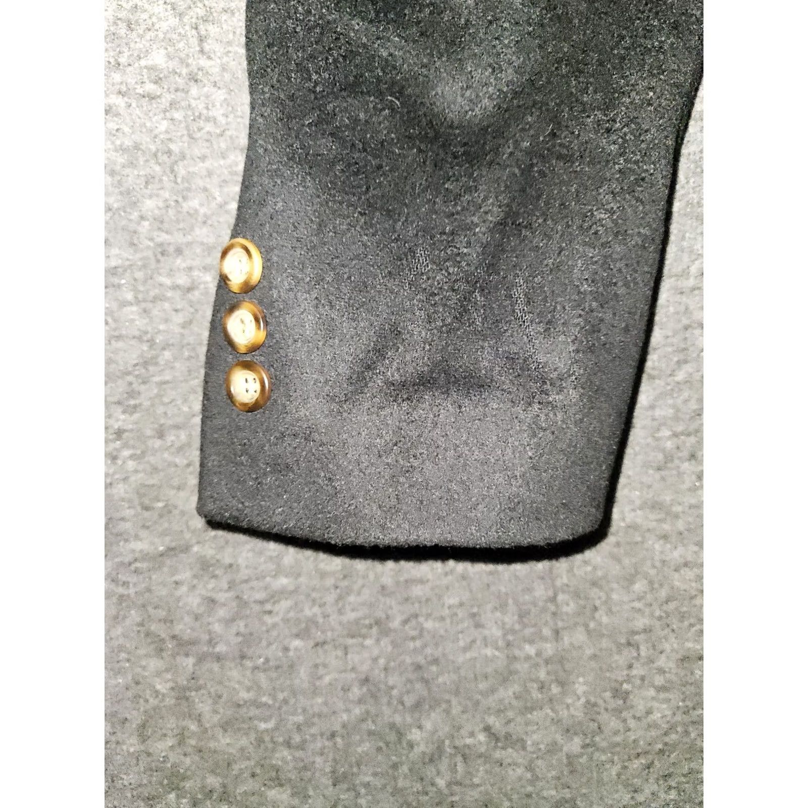 Vintage VINTAGE L.L. Bean Blazer Womens 12R Black Wool Blend 3 Button Tailored Size XL / US 12-14 / IT 48-50 - 7 Thumbnail
