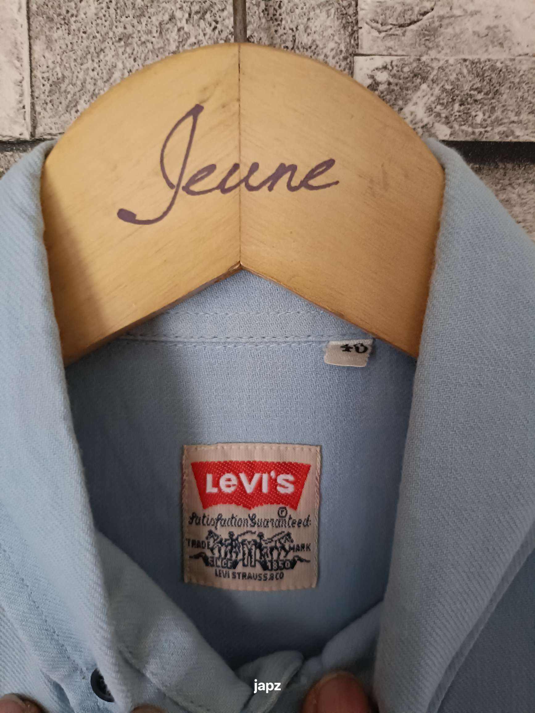 Levi's × Vintage Vintage Levis work shirt Size US L / EU 52-54 / 3 - 3 Thumbnail