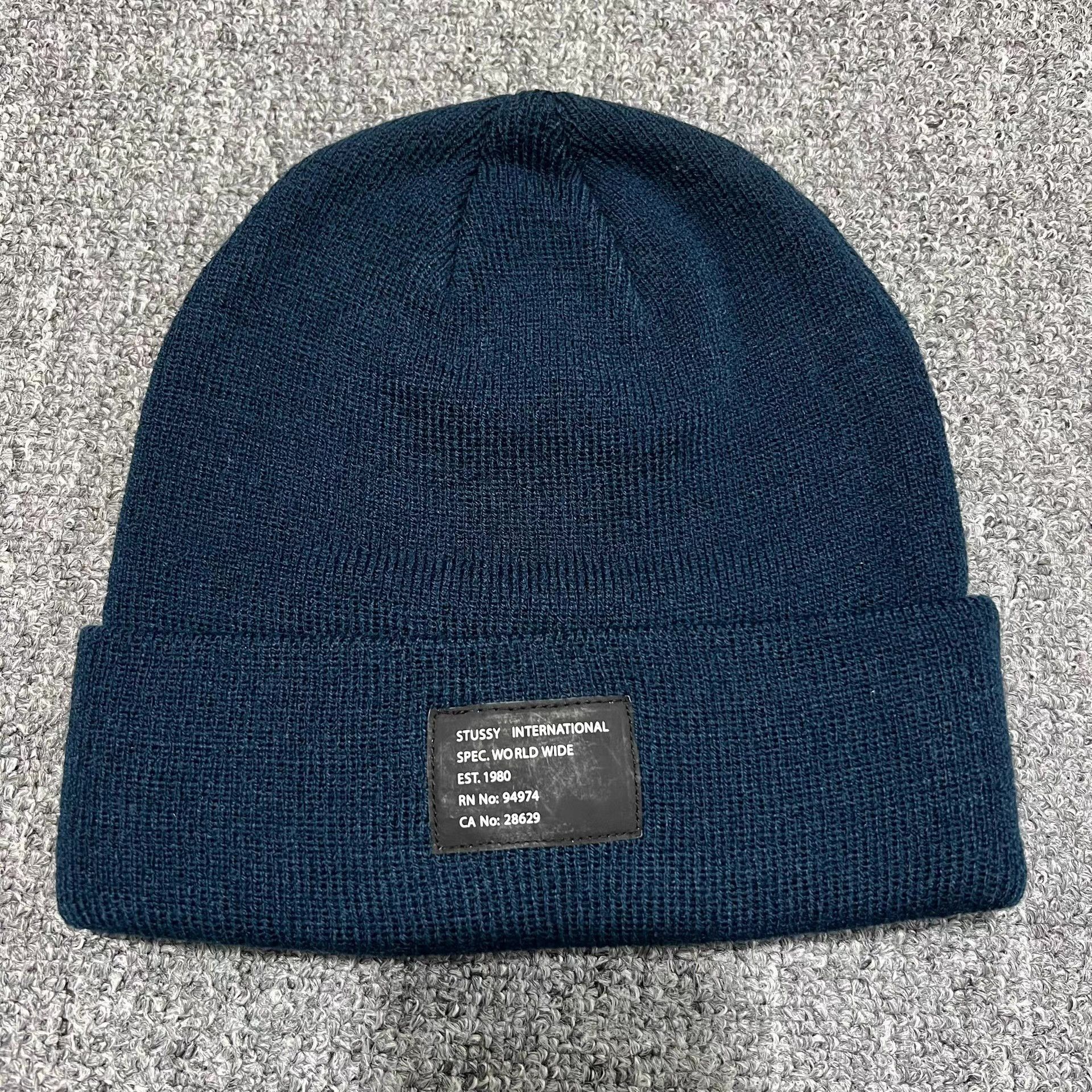 Stussy Stussy Vintage Patch Logo Knit Beanie Q7 Size ONE SIZE - 8 Thumbnail