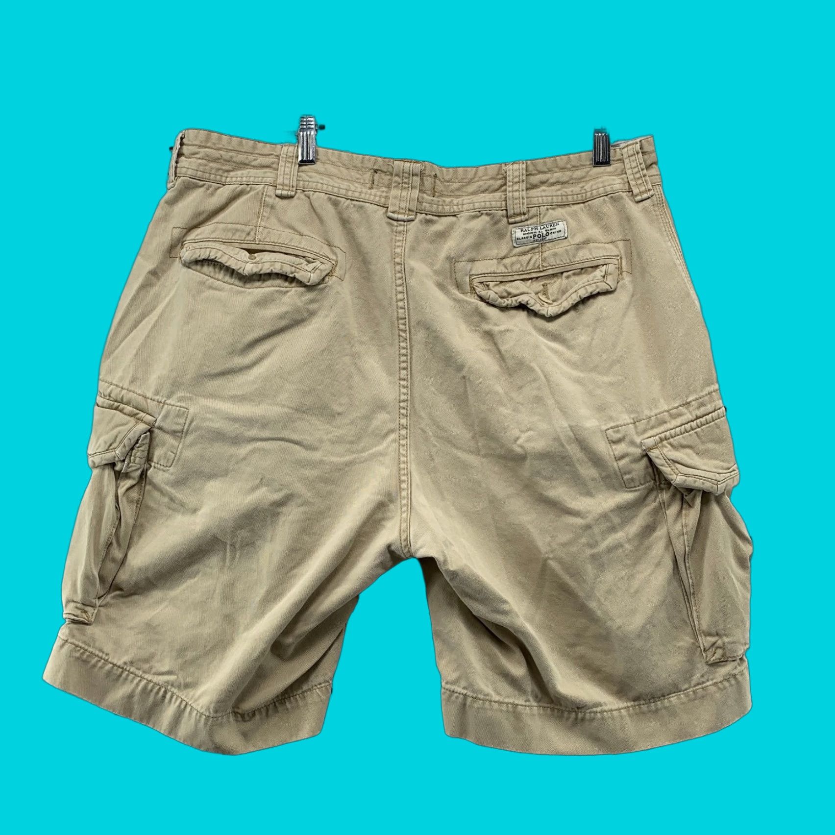 Polo Ralph Lauren VINTAGE Polo Ralph Lauren Military Cargo Shorts Mens XS? Size US L / EU 52-54 / 3 - 1 Thumbnail