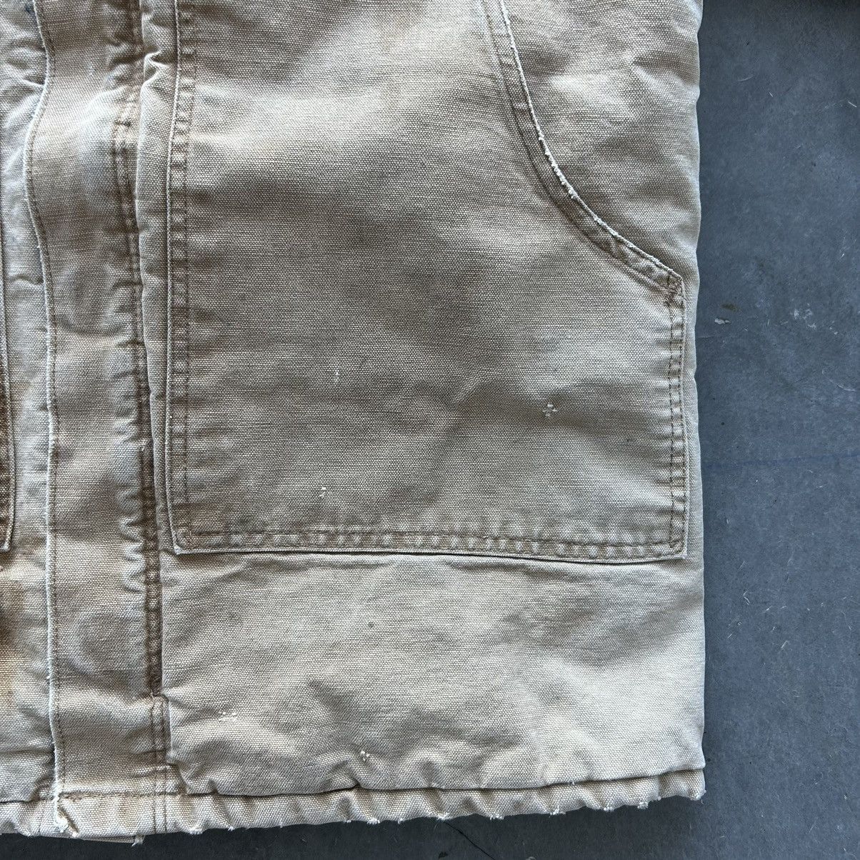 Carhartt × Vintage Crazy Vintage 80s Thrashed Carhartt Chore Barn Coat Grunge Size US XL / EU 56 / 4 - 9 Thumbnail