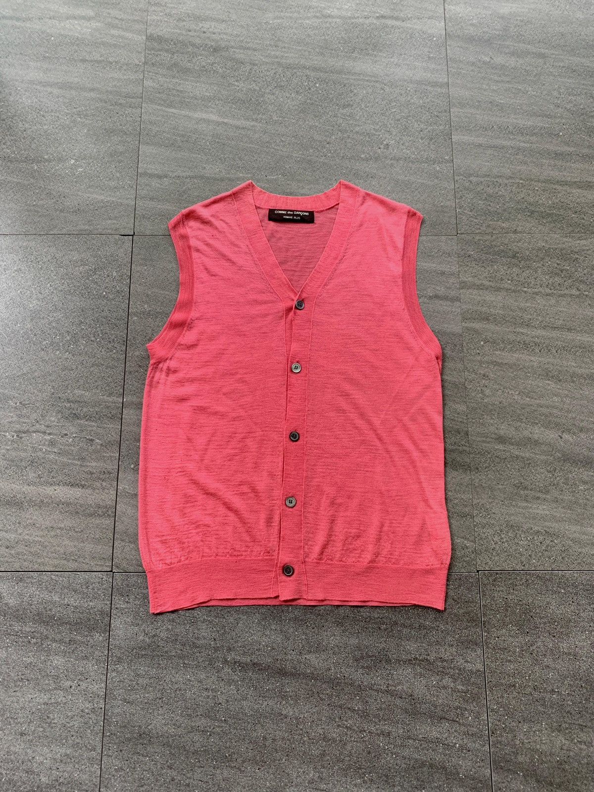 Comme des Garcons Homme Plus FREE TAX! 90s Knitted Vest Size US M / EU 48-50 / 2 - 1 Thumbnail