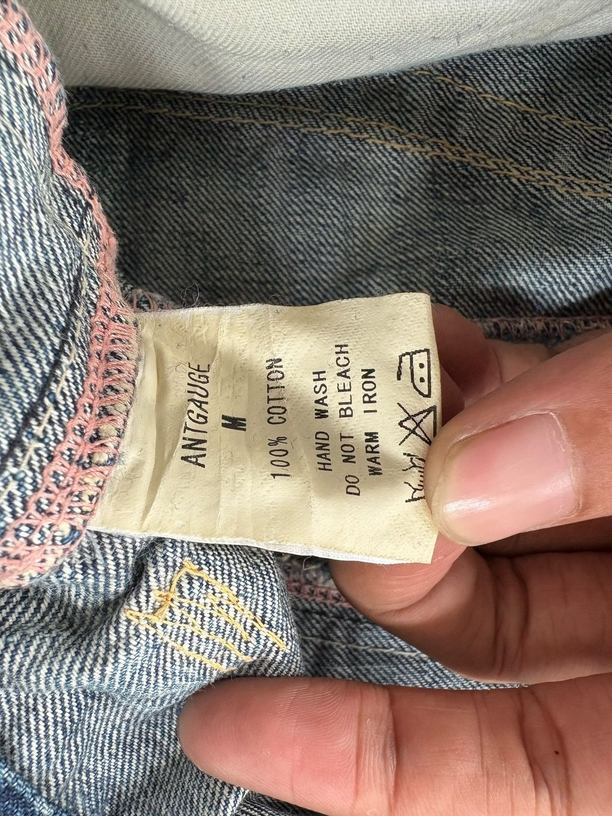 GOSTAR DE FUGA Vintage Japanese Brand Mud Wash Distress Flare Jeans Size 31" - 6 Thumbnail