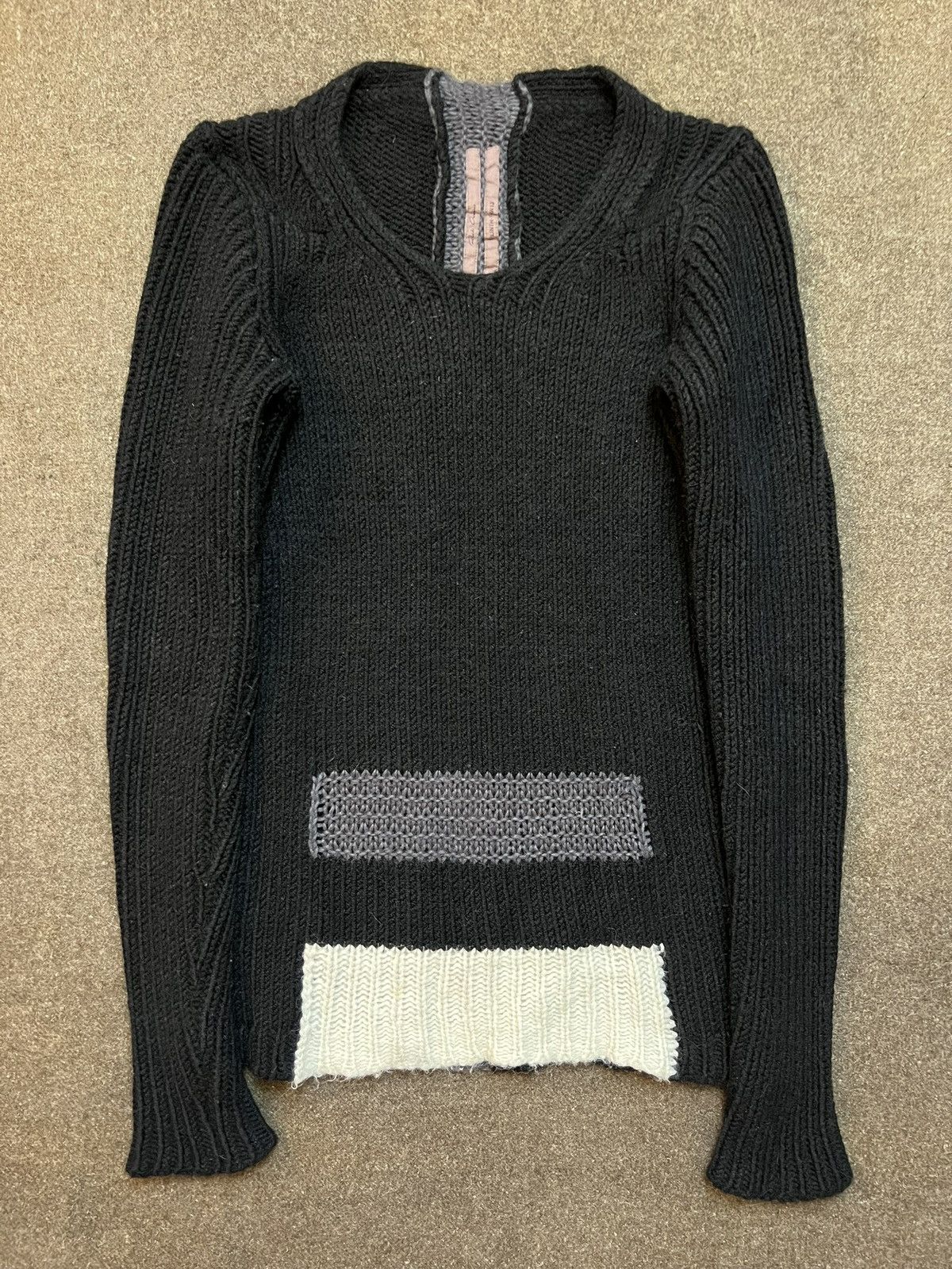 Rick Owens Rick Owens FW13 Geometric Knit Sweater Size US M / EU 48-50 / 2 - 1 Thumbnail