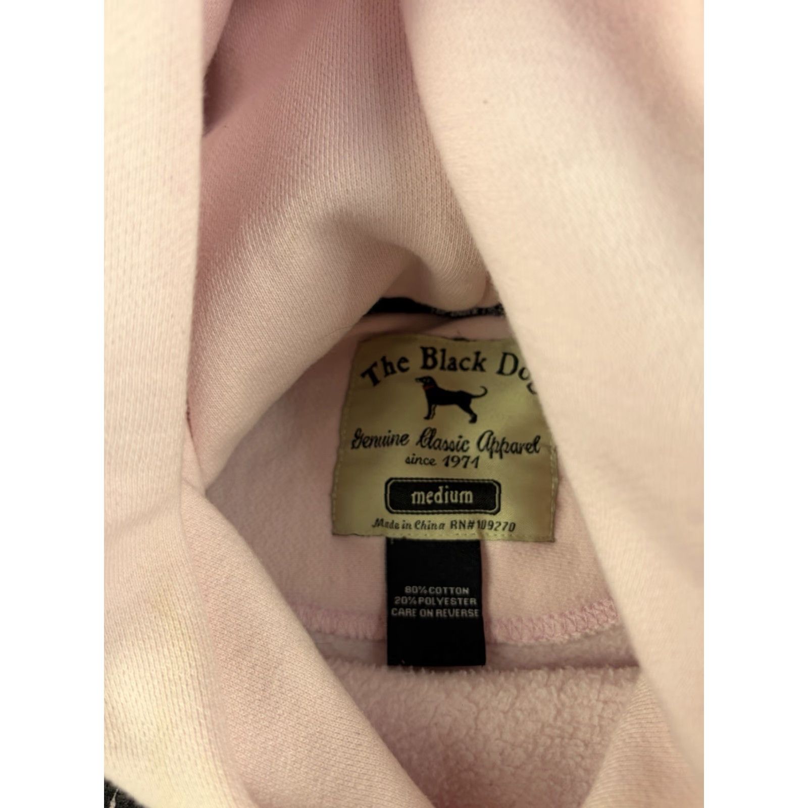 Pinko The Black Dog Hoodie Women M Pink Pullover Crew Neck Cotton Blended Fabric Logo Heavyweight Size M / US 6-8 / IT 42-44 - 6 Thumbnail