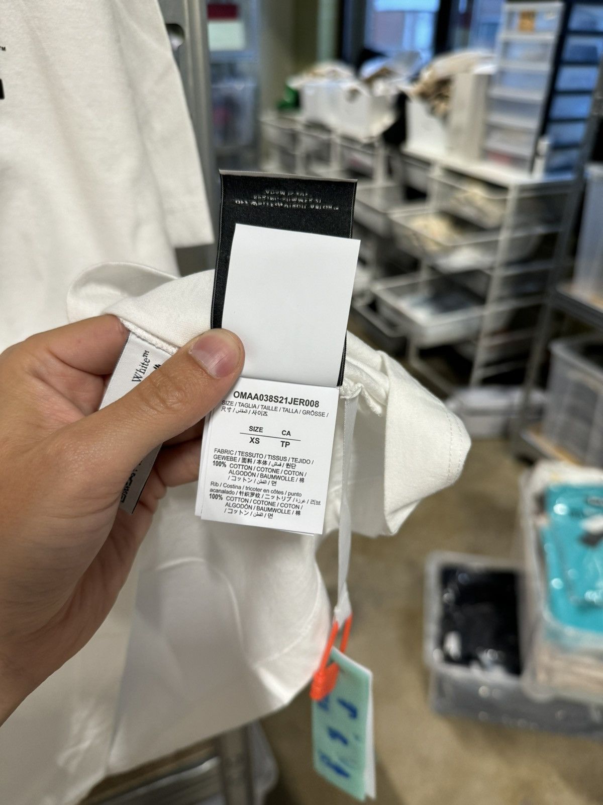 Off-White Off-White Tech Marker Arrow T-Shirt 500$ Size US L / EU 52-54 / 3 - 5 Thumbnail