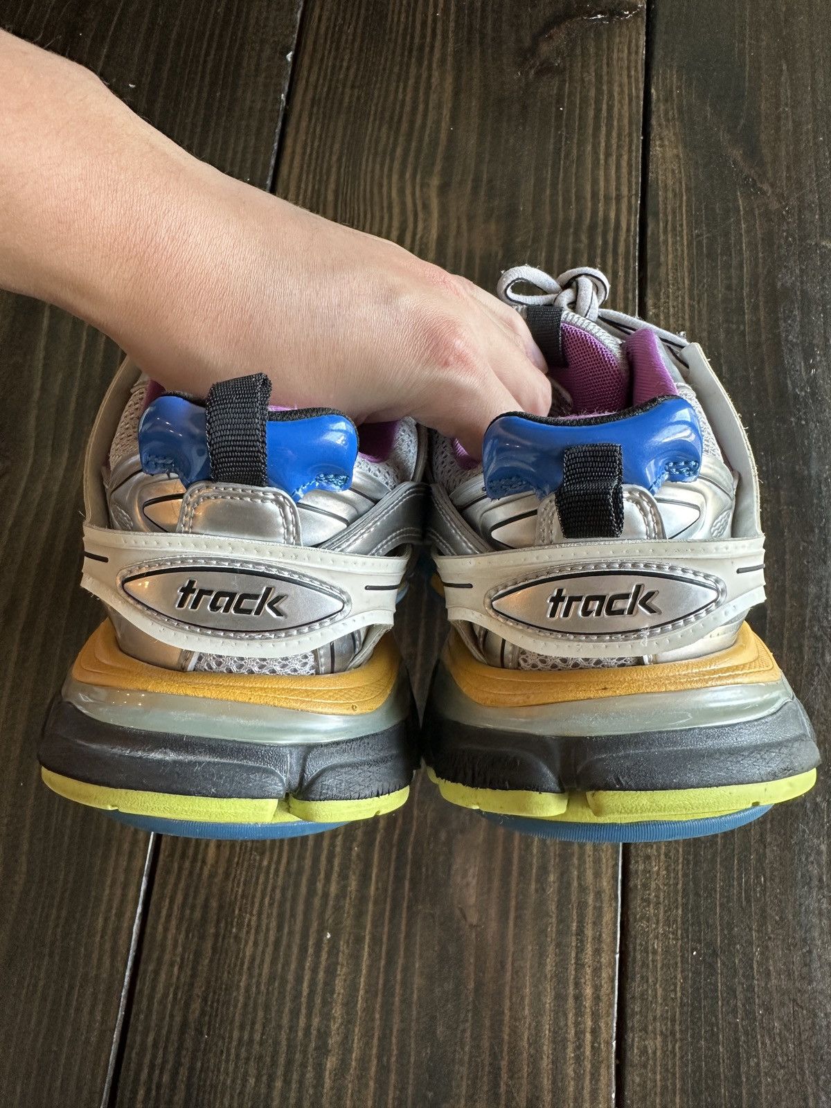 Balenciaga Balenciaga Track Silver Multicolor Size US 8 / IT 38 - 5 Thumbnail