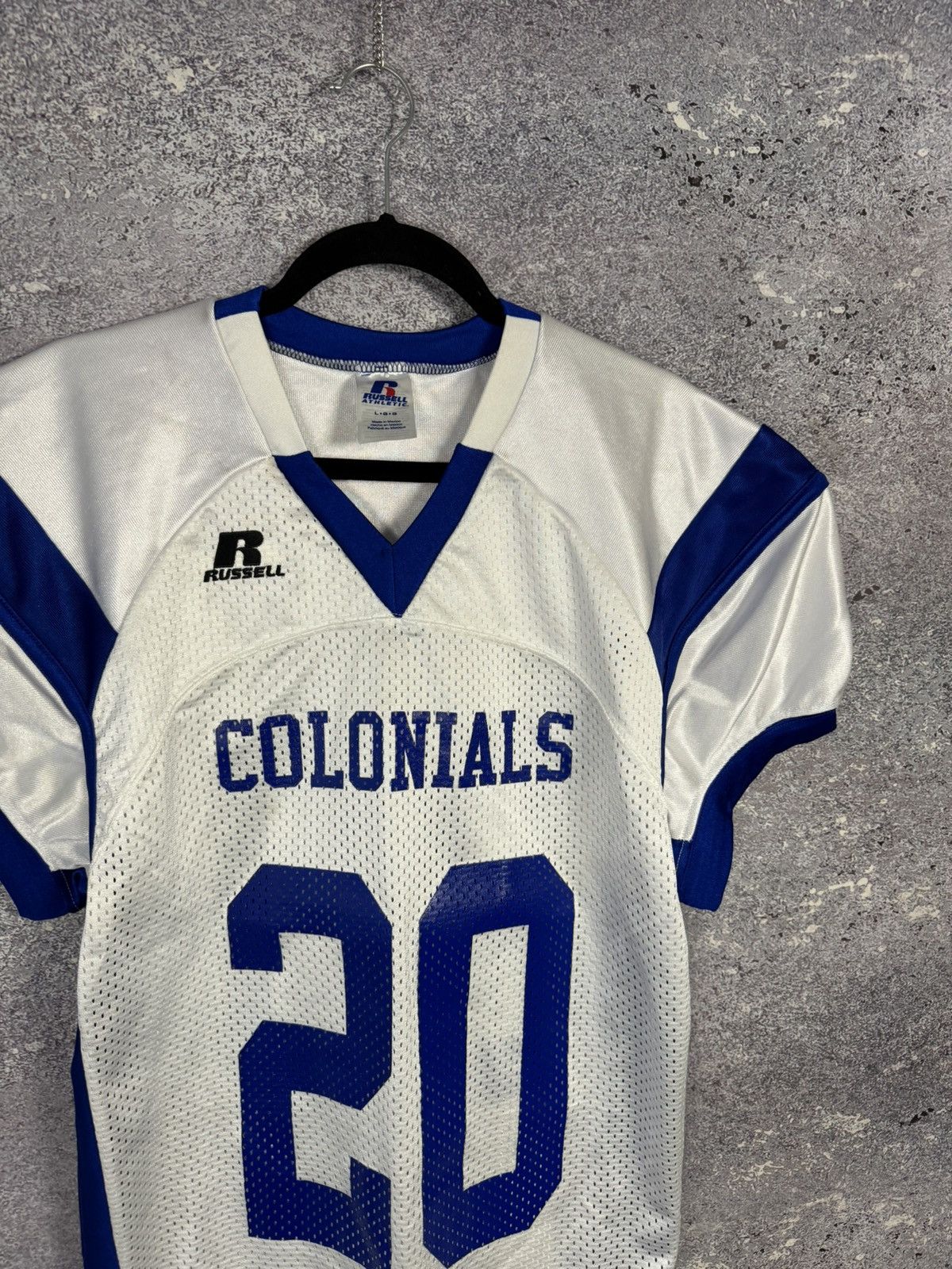 Russell Athletic × Vintage Vintage Colonials Russell Athletic Football Jersey Size US L / EU 52-54 / 3 - 3 Thumbnail