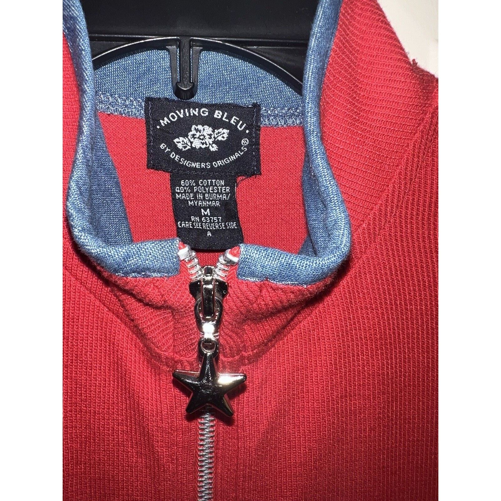 Other Holiday Editions Women’s Sweater Vest Zip Red Medium Jacket Size M / US 6-8 / IT 42-44 - 4 Thumbnail
