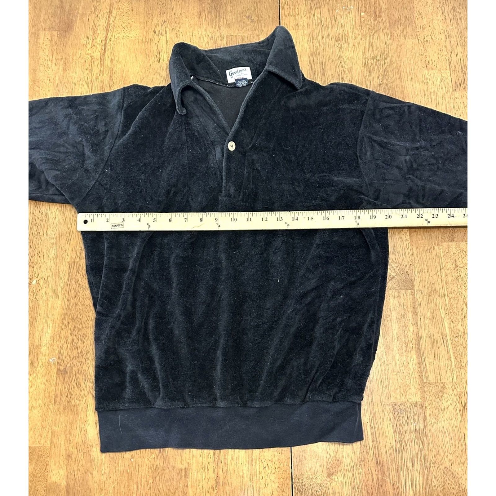 Enro VINTAGE Enro Henley Sweater L Black 70s Goodson’s Of Groton Connecticut Mens Size US L / EU 52-54 / 3 - 4 Thumbnail
