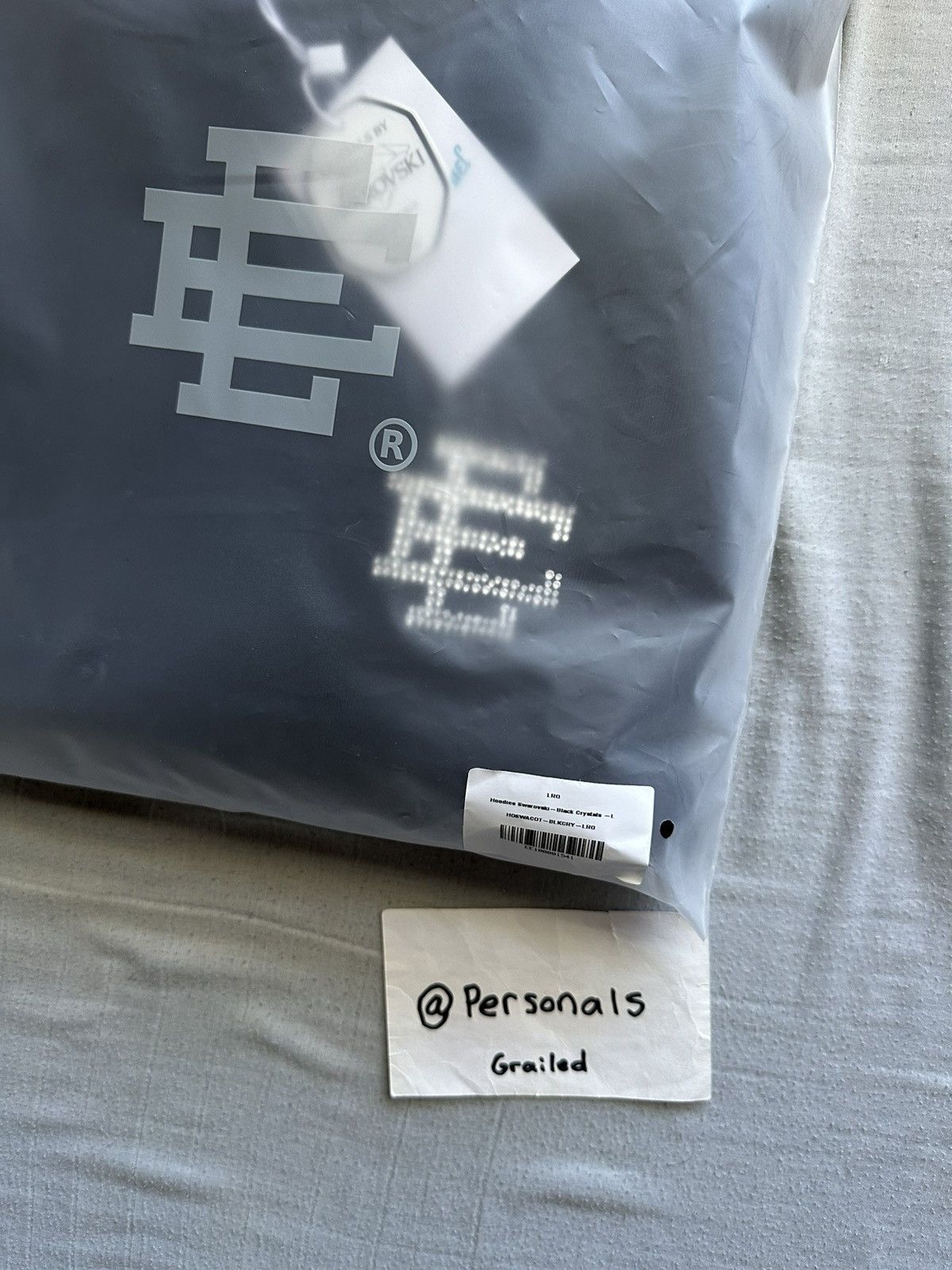 Eric Emanuel × Swarovski NEW Eric Emanuel x Swarovski Basic Hoodie Large Size US L / EU 52-54 / 3 - 4 Thumbnail