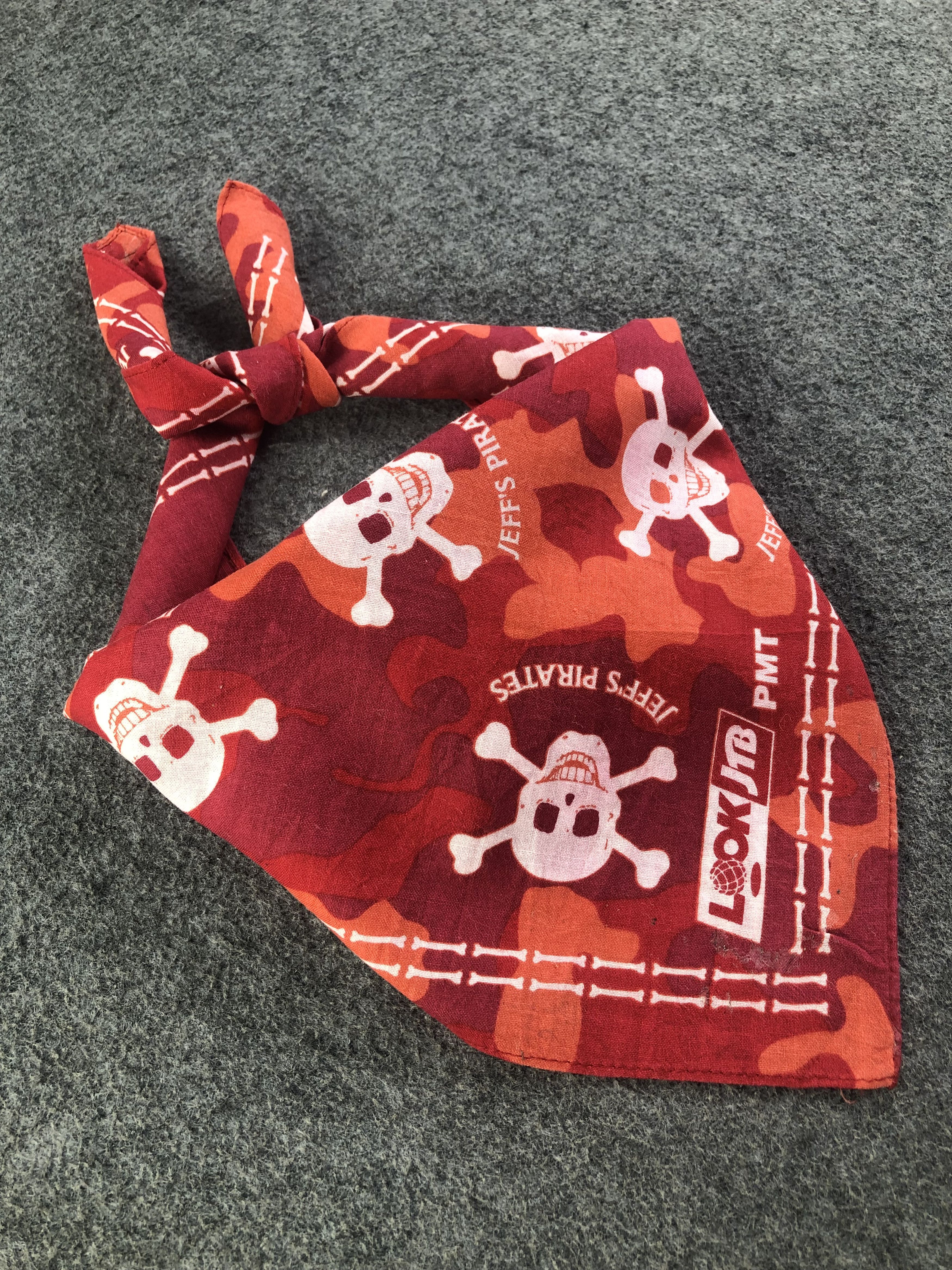 Vintage Jeff's Pirates Handkerchief / Bandana / Neckerchief Size ONE SIZE - 2 Thumbnail