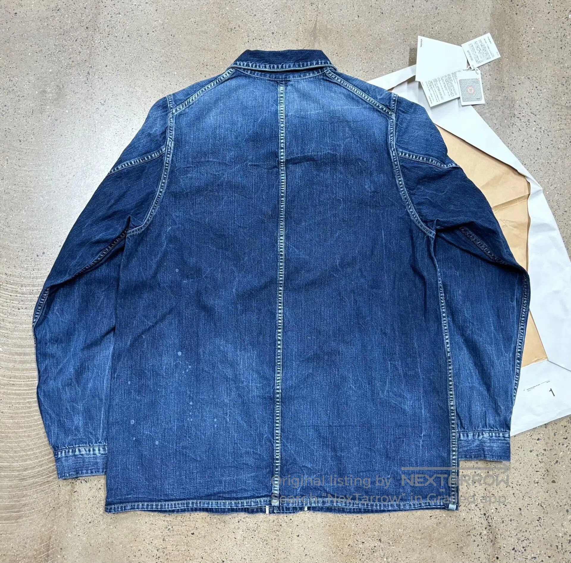 Visvim Visvim Section Gang Coverall Dry Denim Jacket. Size US S / EU 44-46 / 1 - 3 Thumbnail