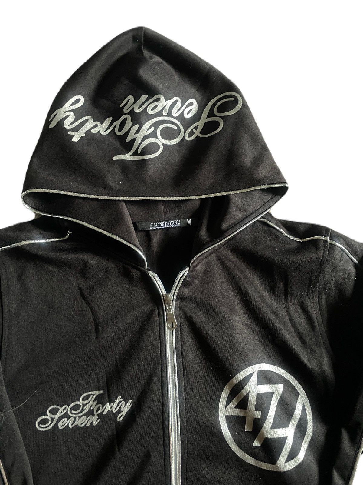 Japanese Brand 2000s CLONE DEVGRU Vkei Japanese Poem Hoodie Y2K Size US S / EU 44-46 / 1 - 5 Thumbnail