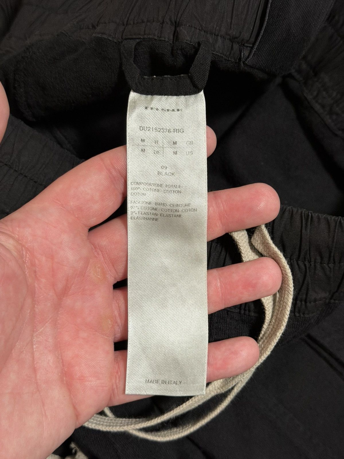 Rick Owens Drkshdw 🔥1000$ Rick Owens DRKSHDW Drawstring Creatch Cargo Pants Size US 32 / EU 48 - 8 Thumbnail