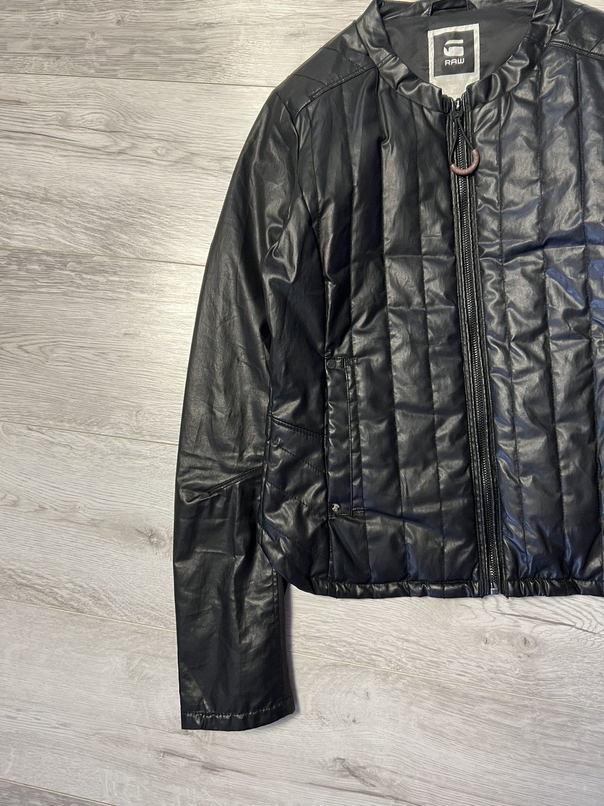G-Star Vintage G-Star Raw Ocean Quilted Biker Jacket Women’s Size M Size M / US 6-8 / IT 42-44 - 4 Thumbnail