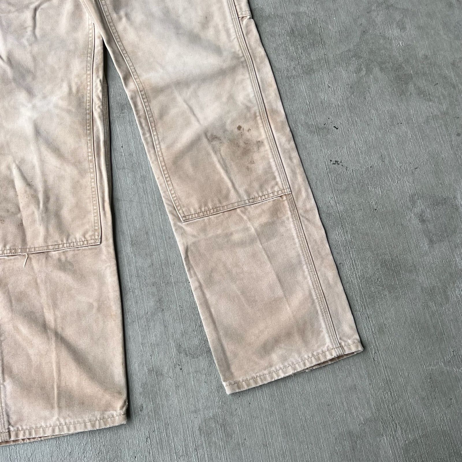 Carhartt × Vintage Carhartt faded brown double knee work wear carpenter pants Size US 29 - 10 Thumbnail