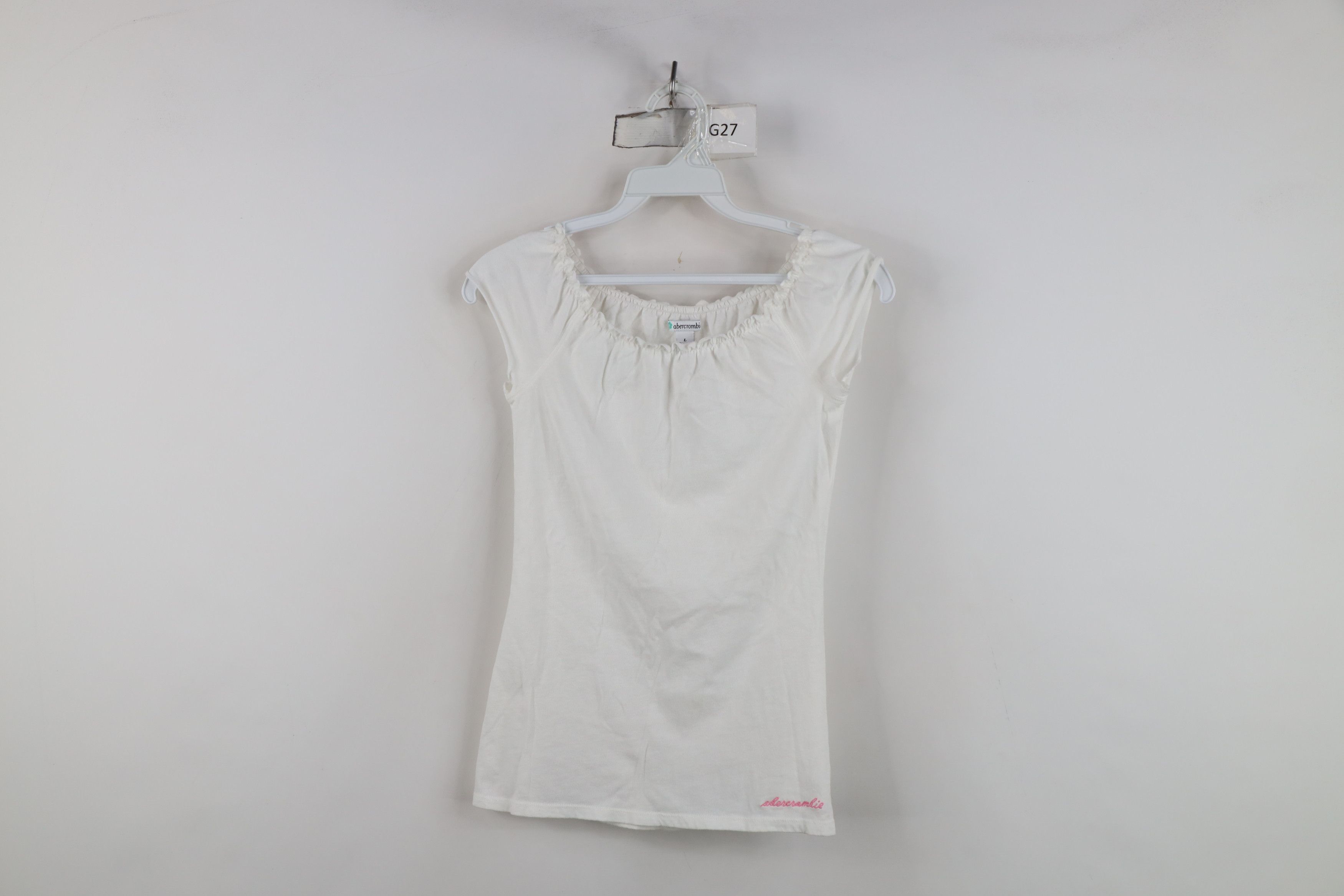 Abercrombie & Fitch Vintage 90s Y2K Abercrombie & Fitch Sheer Knit T-Shirt Size L / US 10 / IT 46 - 1 Thumbnail