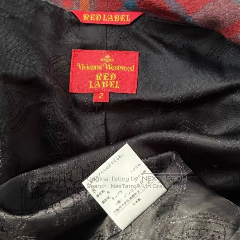 Vivienne Westwood Vivienne Westwood Vintage red check patterned alien-shaped Size M / US 6-8 / IT 42-44 - 4 Thumbnail