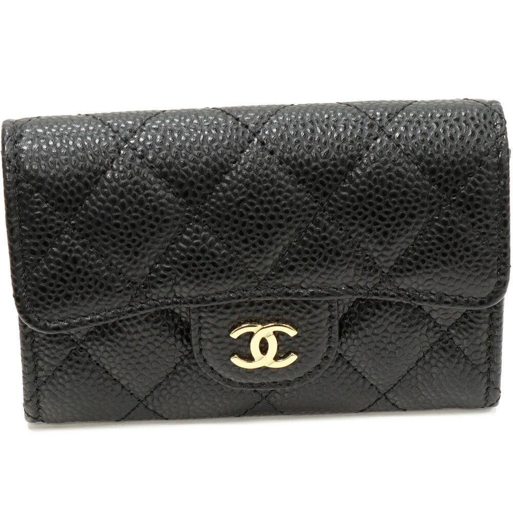 Chanel Chanel Chanel Card Case Caviar Leather Card Case Leather Card Case AP0214 Y01864 C3906 Size ONE SIZE - 1 Thumbnail