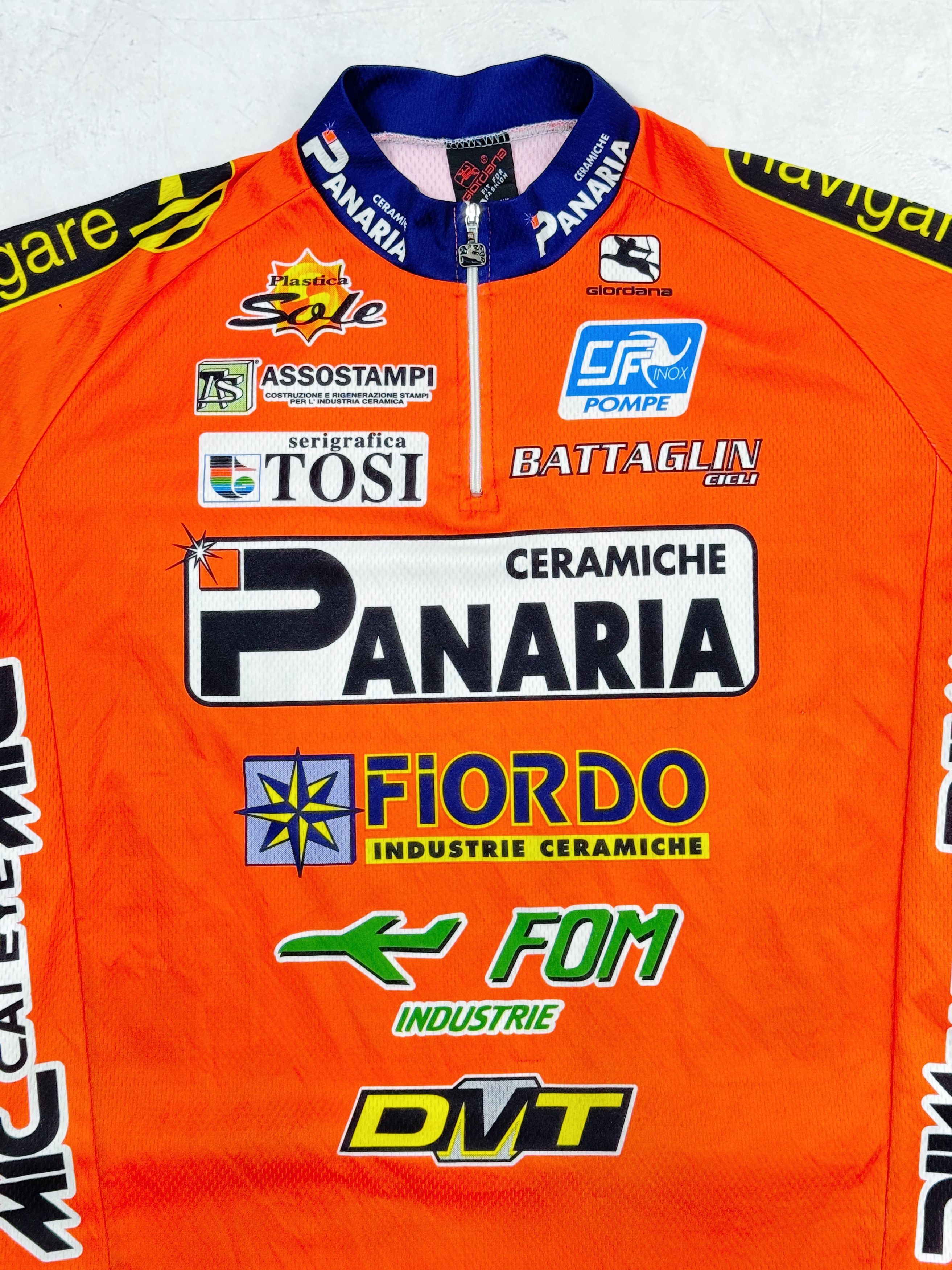 Vintage Vintage Giordana Cycling Jersey Panaria Fiordo Size US M / EU 48-50 / 2 - 3 Thumbnail