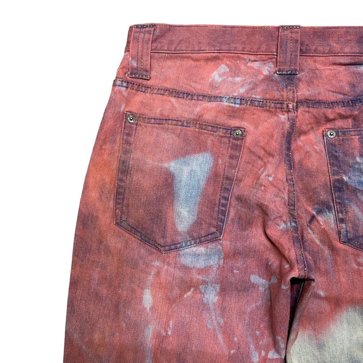 If Six Was Nine Veronica Led Rechwe Denim Flare Jeans Bleach Size US 32 / EU 48 - 10 Thumbnail