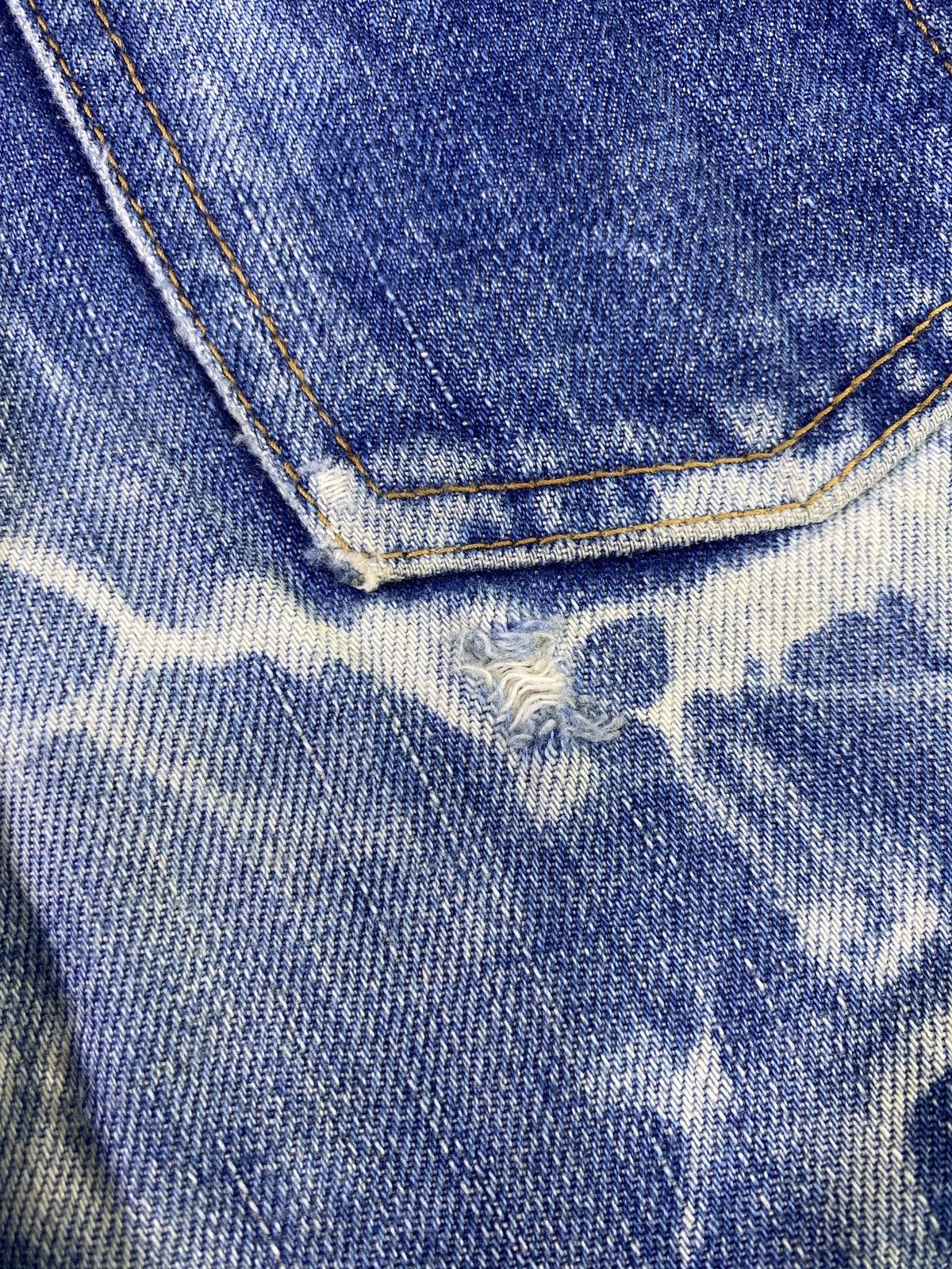 Jean × Vintage × Wrangler Vintage wrangler Flare Lightning Blue Jeans - J953 Size US 28 / EU 44 - 14 Thumbnail