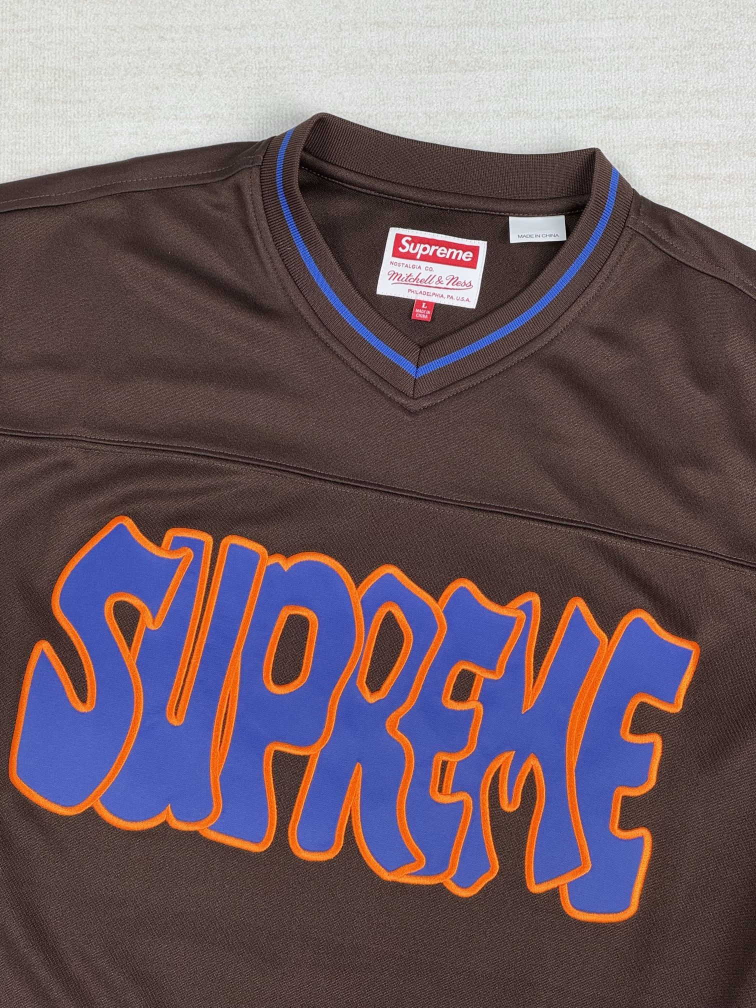 Mitchell & Ness × Supreme football jersey Size US L / EU 52-54 / 3 - 2 Thumbnail