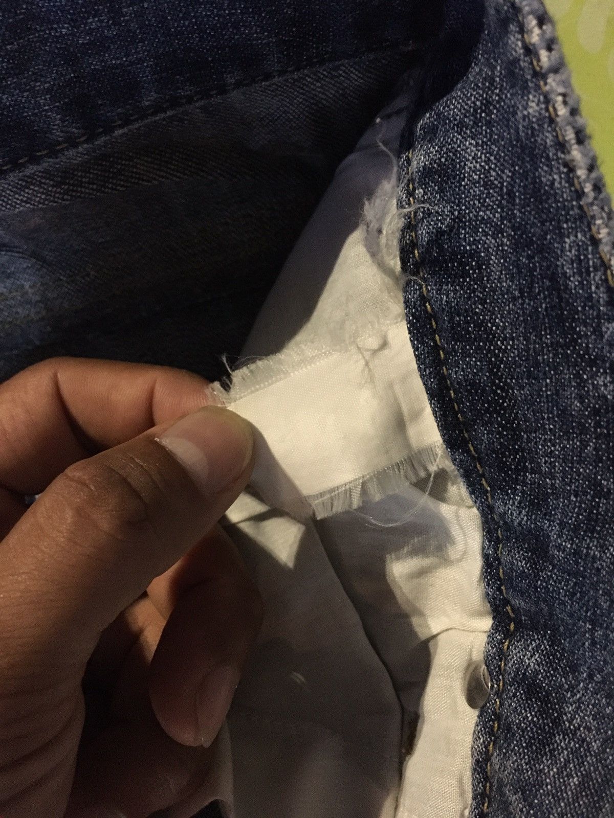Japanese Brand Oririn jeans flare Size 31" - 7 Thumbnail