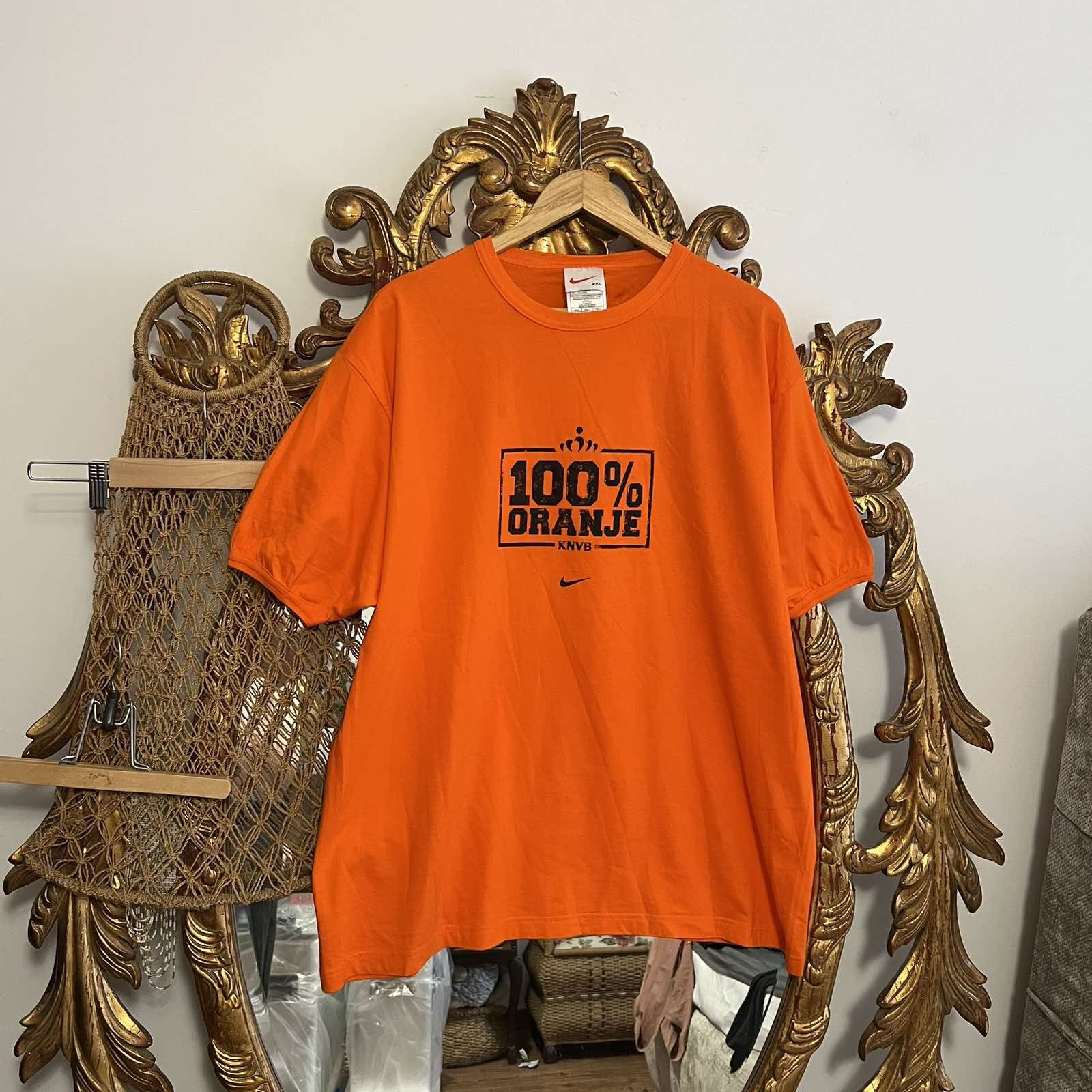 Nike × Vintage Rare Nike Nederland vintage tee Sz XXL Size US XXL / EU 58 / 5 - 1 Thumbnail