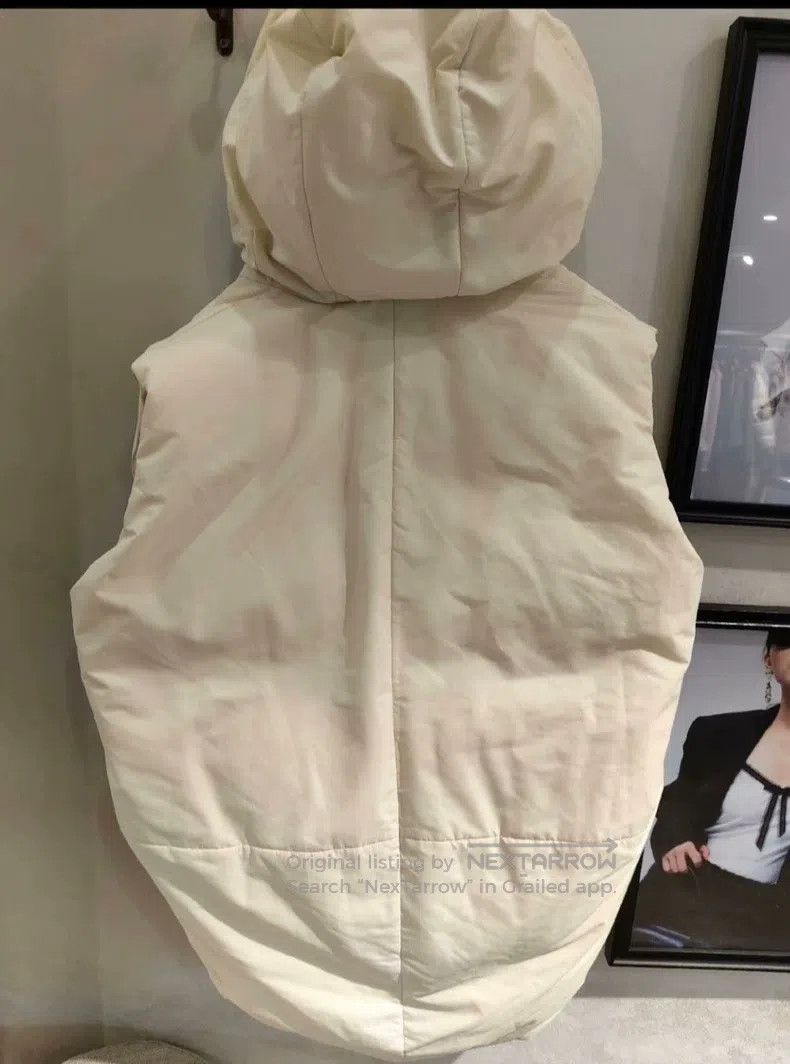 Jil Sander Jil Sander size 32 Ivory Hooded Down Vest Size S / US 4 / IT 40 - 6 Thumbnail