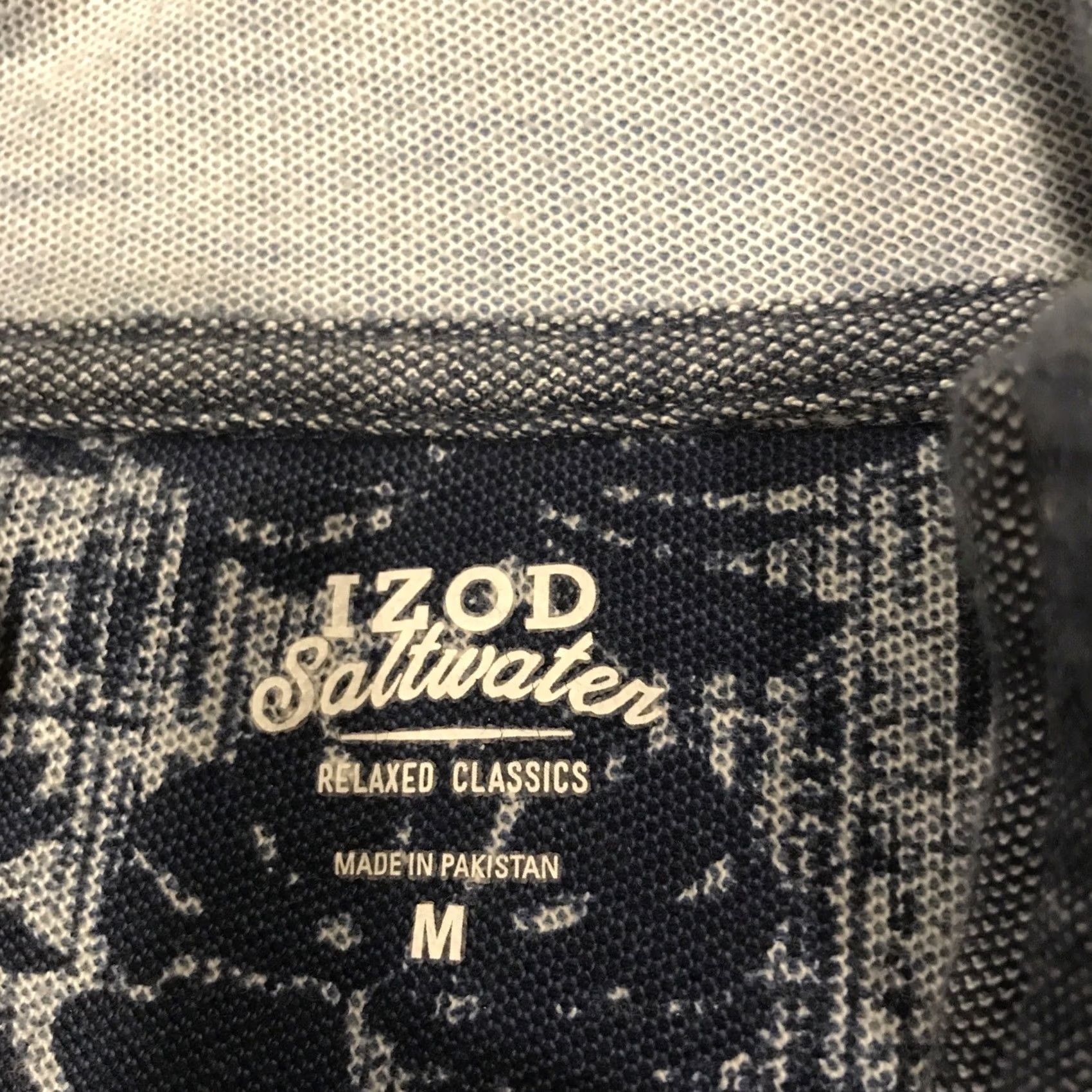 Izod IZOD Pullover Sweater 1/4 Zip Blue Cotton M Mens Knit Logo Classic Vintage No Size US M / EU 48-50 / 2 - 2 Thumbnail