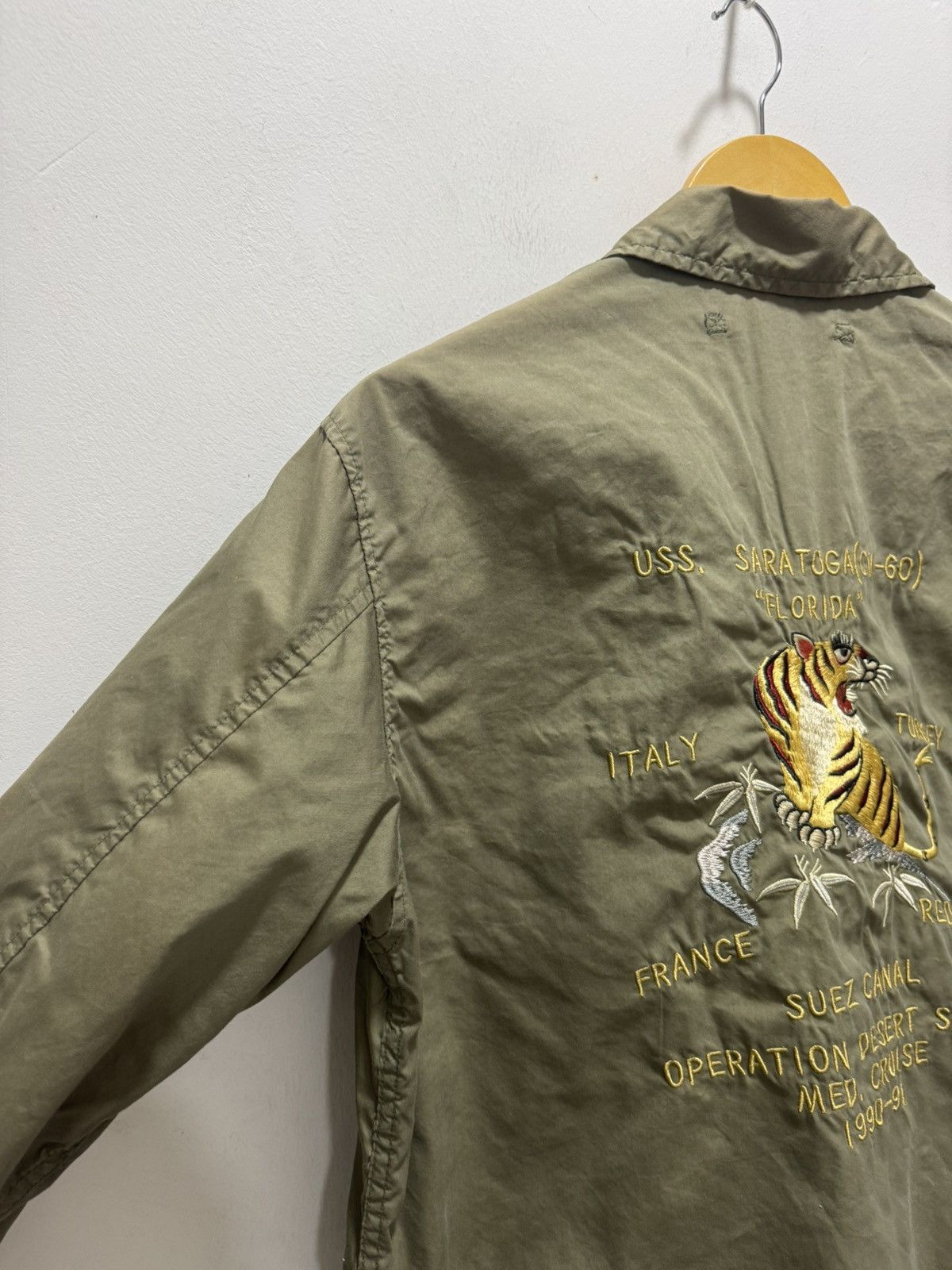 Avirex × Vintage VINTAGE AVIREX SOUVENIR SUKAJAN EMBROIDERY BIG LOGO JACKET Size US S / EU 44-46 / 1 - 4 Thumbnail