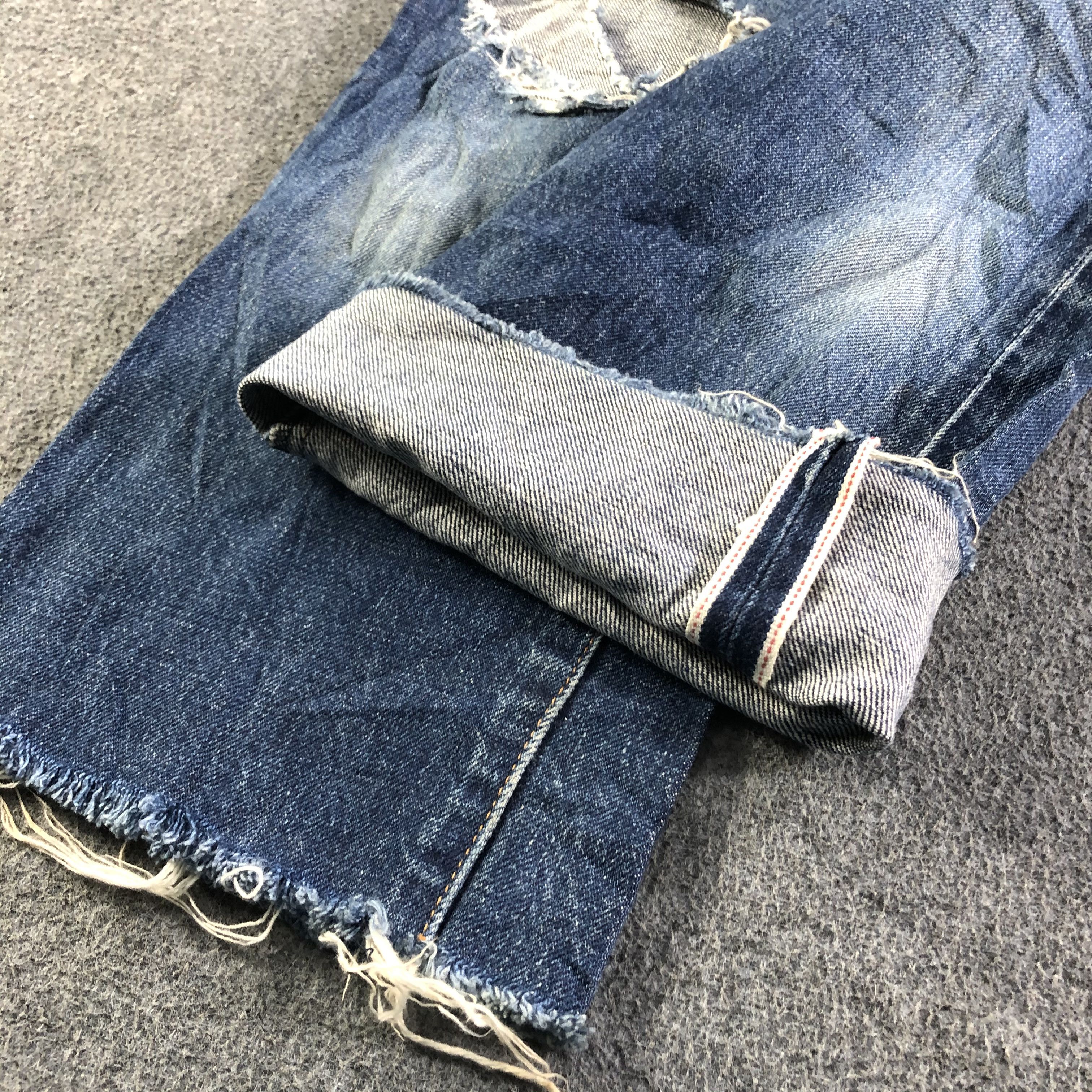 Levi's × Vintage 90s Vintage Blue Wash Levis 502 Selvegde Jeans-J3896 Size US 28 / EU 44 - 8 Thumbnail