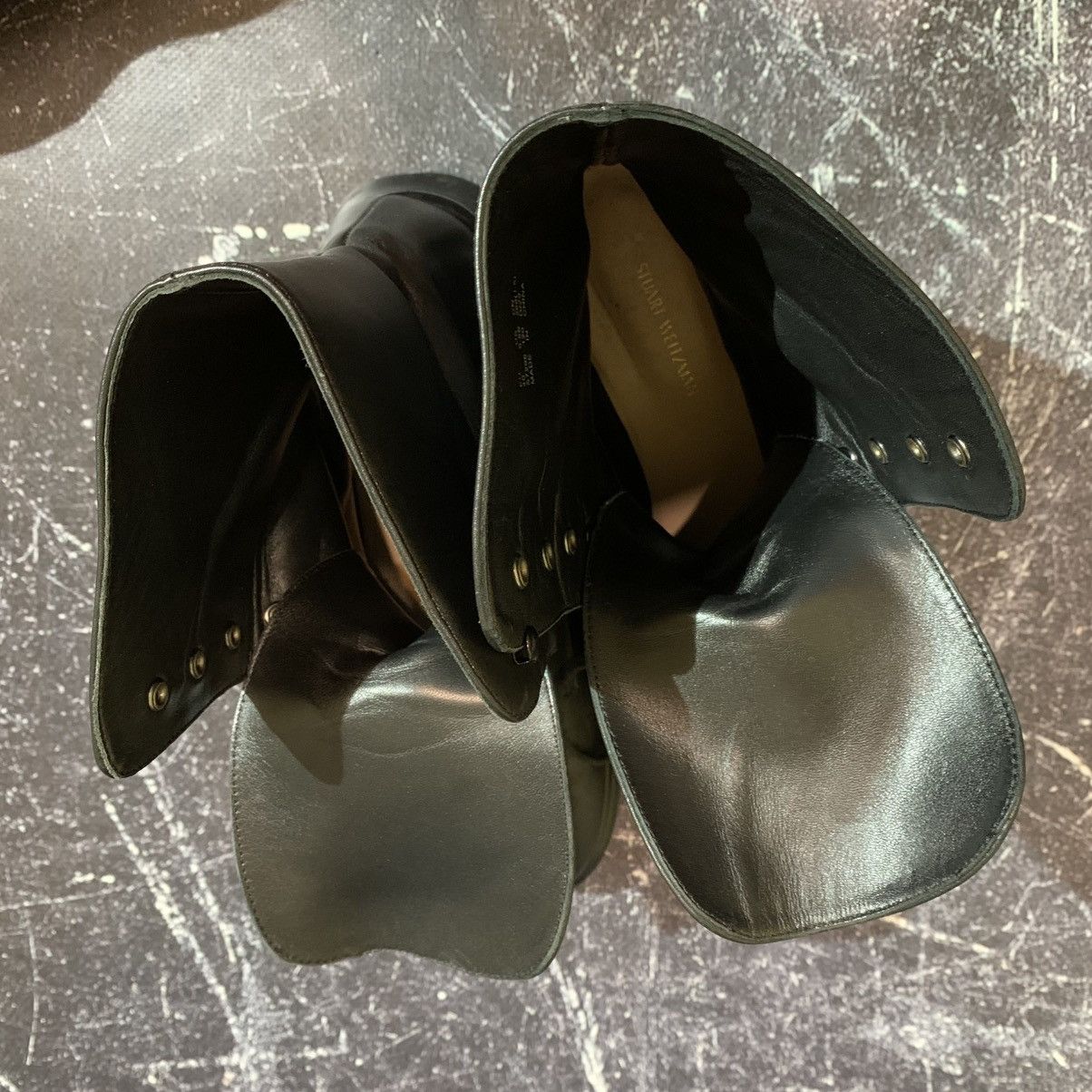 Stuart Weitzman Leather Boots Size 40 EU 26 cm