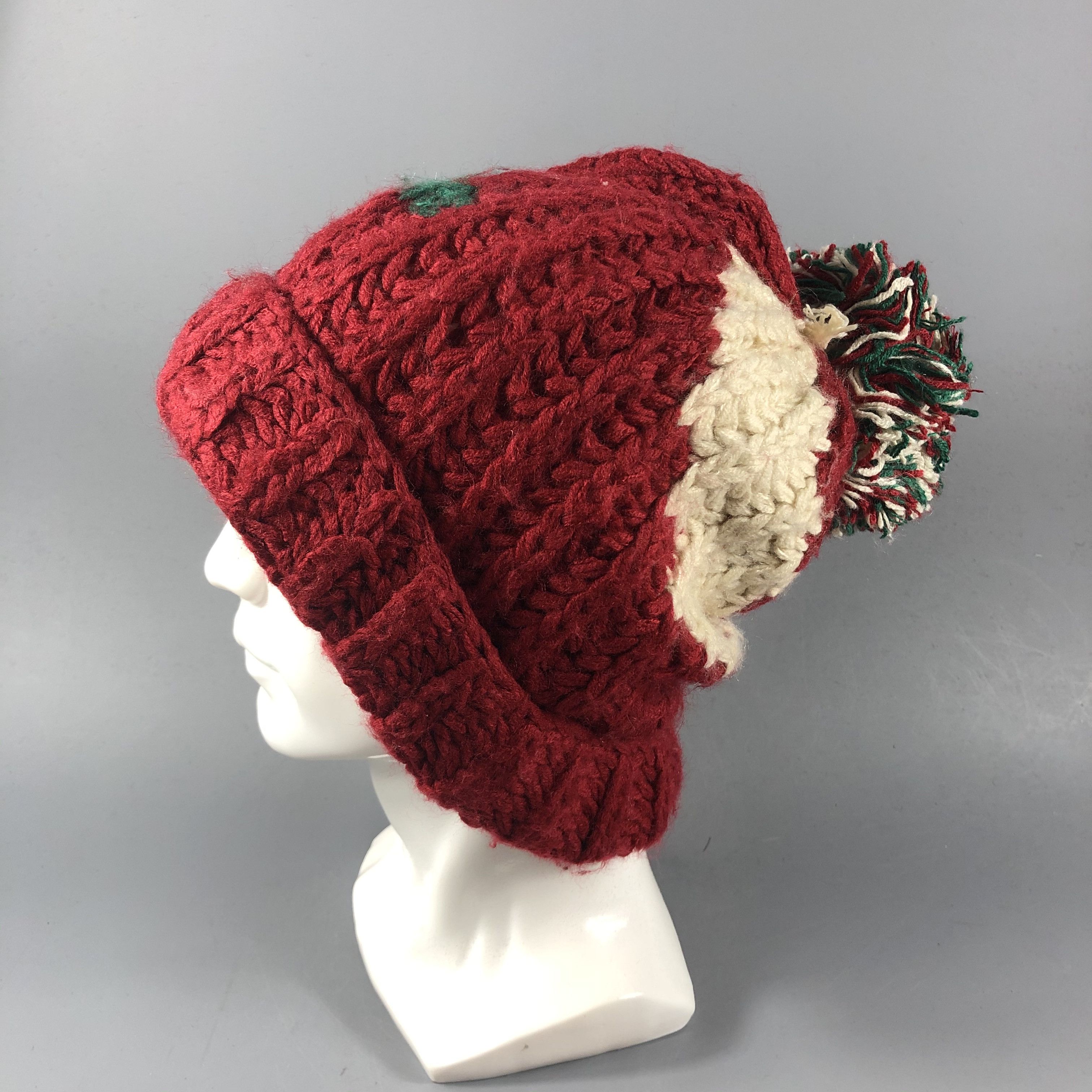 Japanese Brand Casita Knit Bobble Beanie Snowcap Snow Hat B722 Size ONE SIZE - 1 Thumbnail
