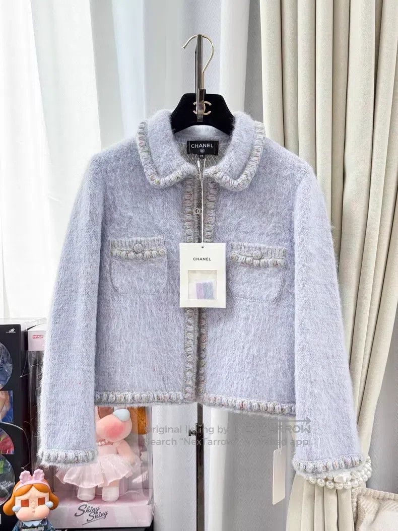 Chanel Chanel Colorful thread doll collar cardigan long-sleeved s Size XXS / US 00 / IT 34 - 1 Thumbnail