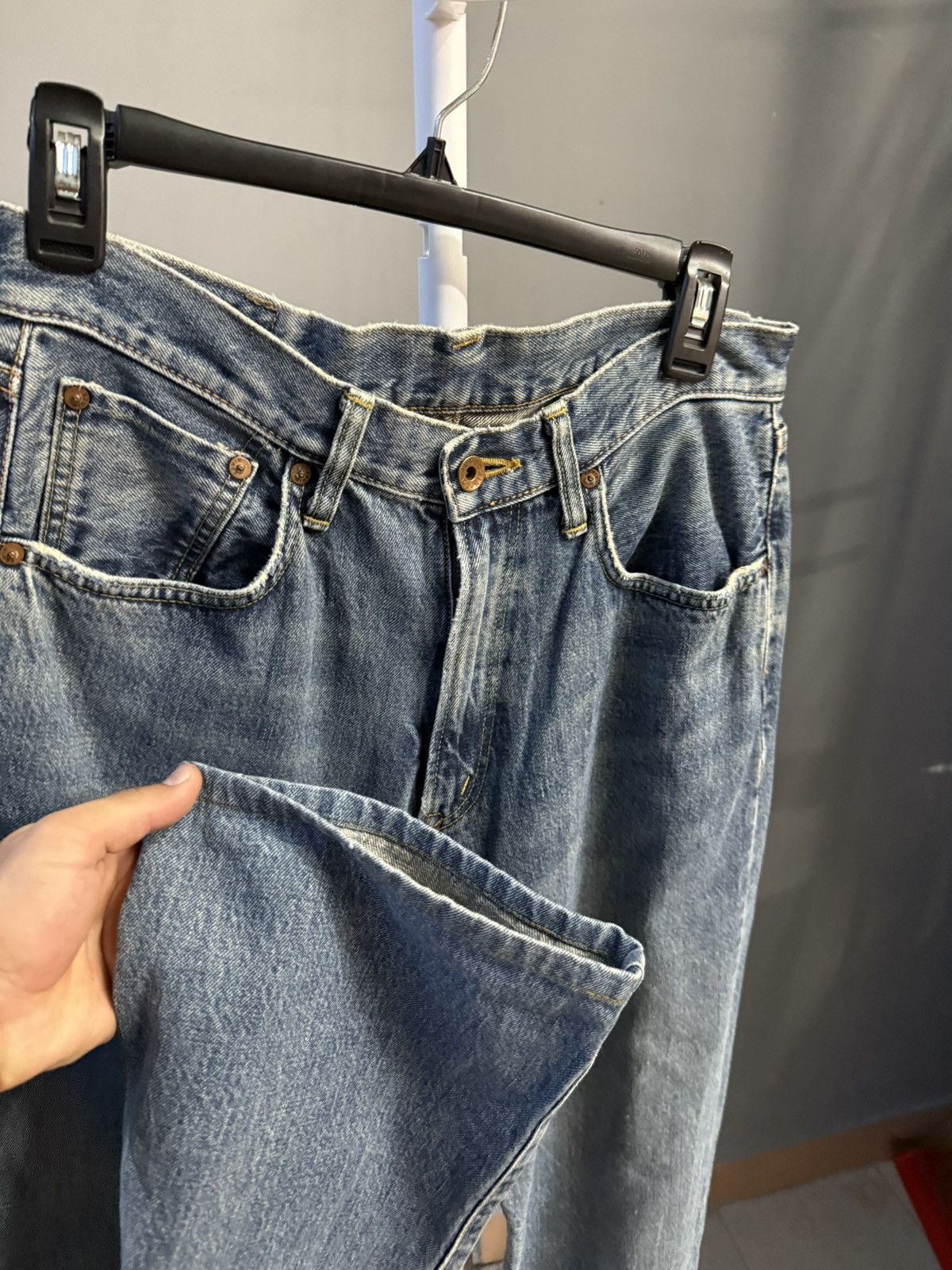 Other 90’s EDWIN JAPANESE BRAND RARE POCKET LOGO RETRO DENIM Size US 32 / EU 48 - 7 Thumbnail