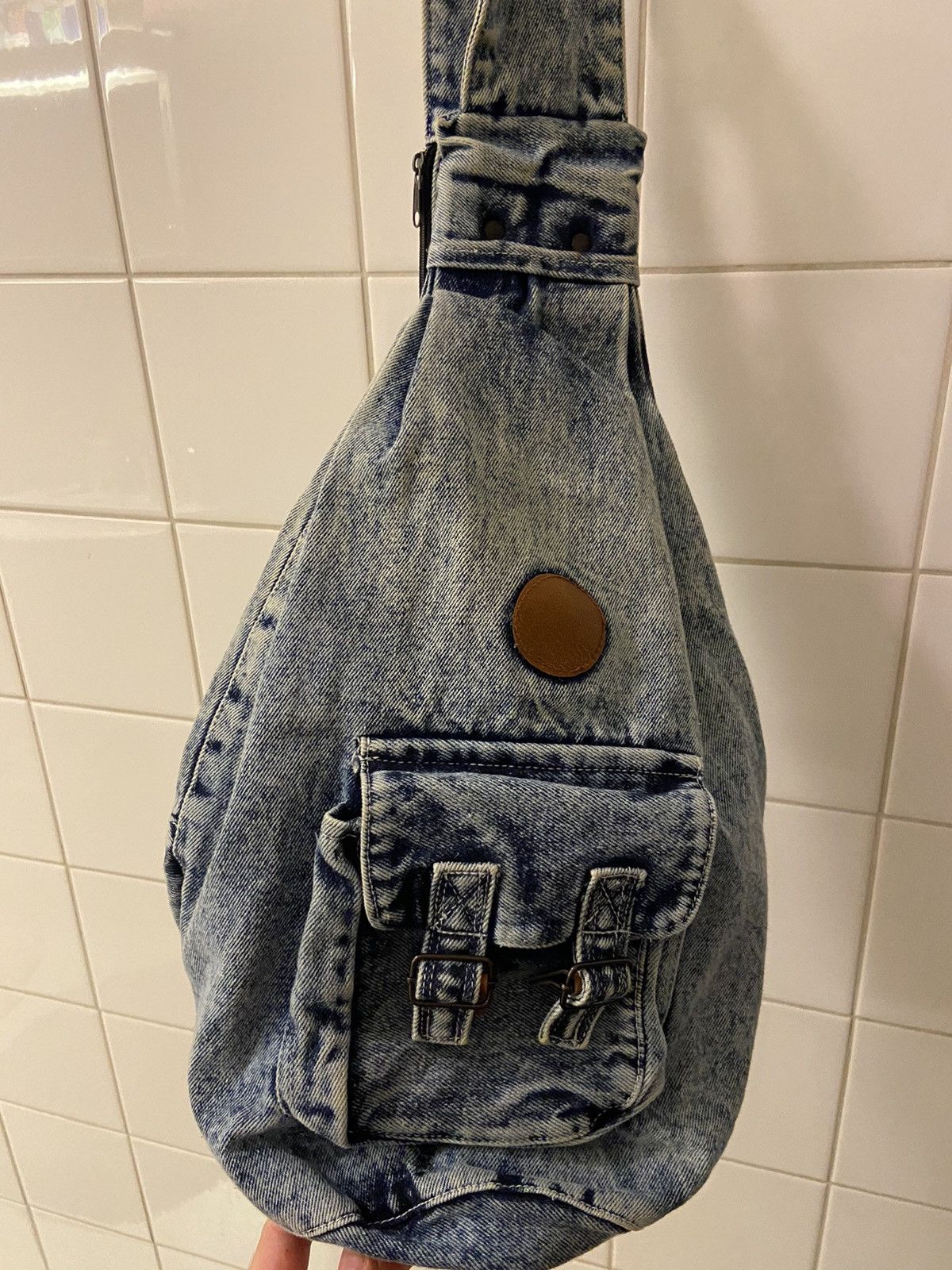 Japanese Brand ARCHIVE jeans washed sling bag Size ONE SIZE - 1 Thumbnail