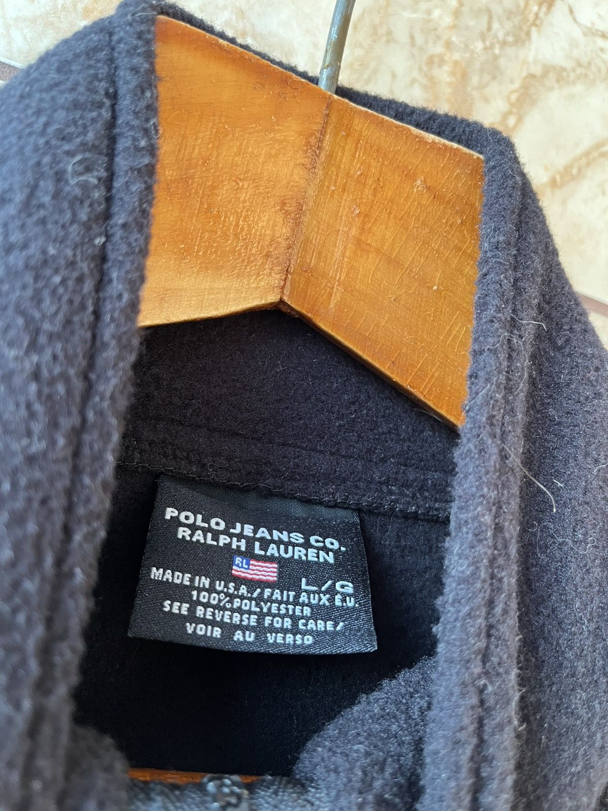 Polo Ralph Lauren Vintage made in USA Polo Ralph Lauren fleece Size US L / EU 52-54 / 3 - 5 Thumbnail