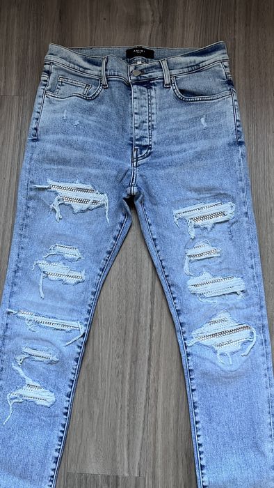 Amiri swarovski discount jeans