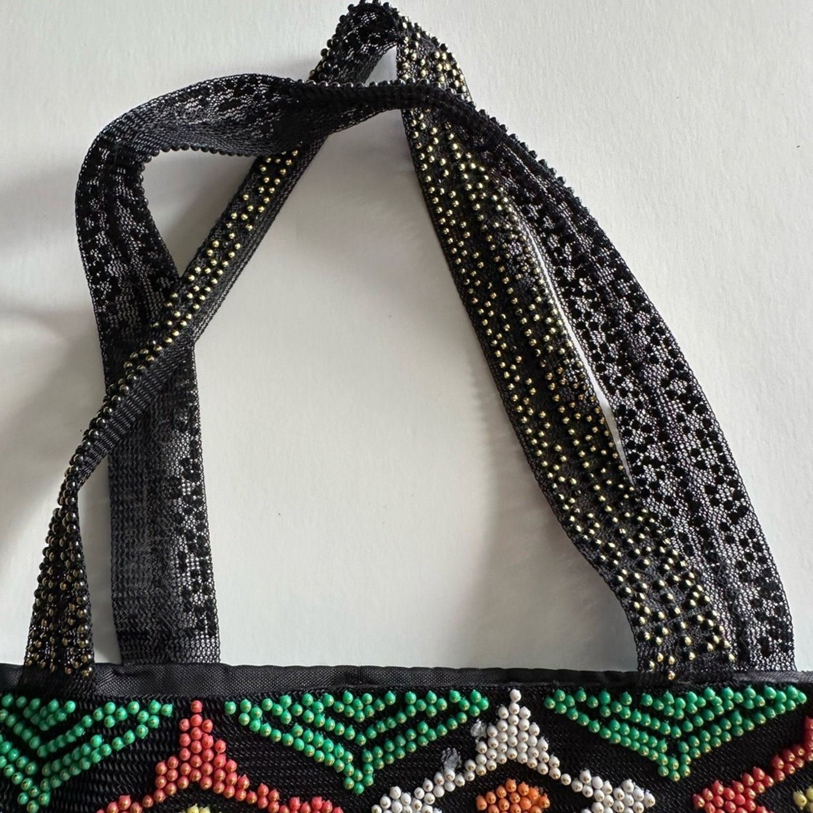 Other Vintage 80s gem Breaded Jerusalem Draw String Tote Bag Size ONE SIZE - 6 Thumbnail