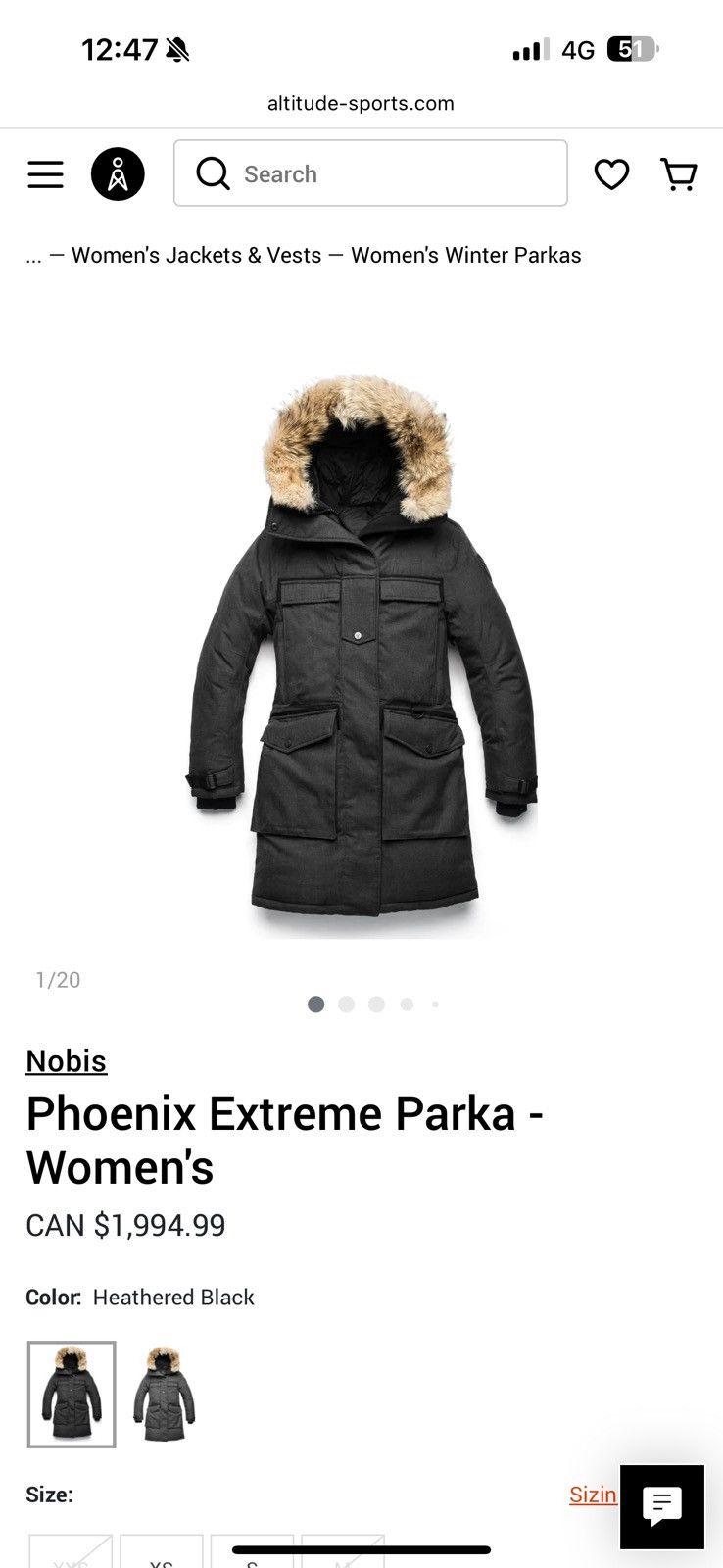 Nobis Nobis Pheonix Extreme Parka - New with tags Size S / US 4 / IT 40 - 1 Preview