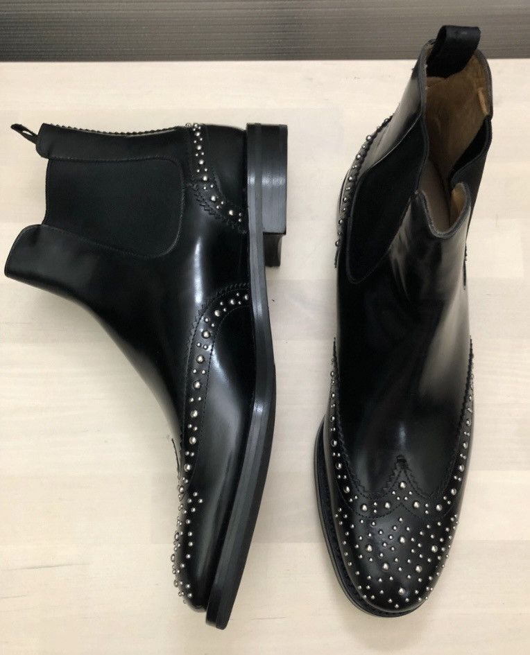 Church's Church's 🇮🇹 Ketsby Met Stud Embellish Chelsea Boots 40.5 NEW Size US 10.5 / IT 40.5 - 11 Thumbnail