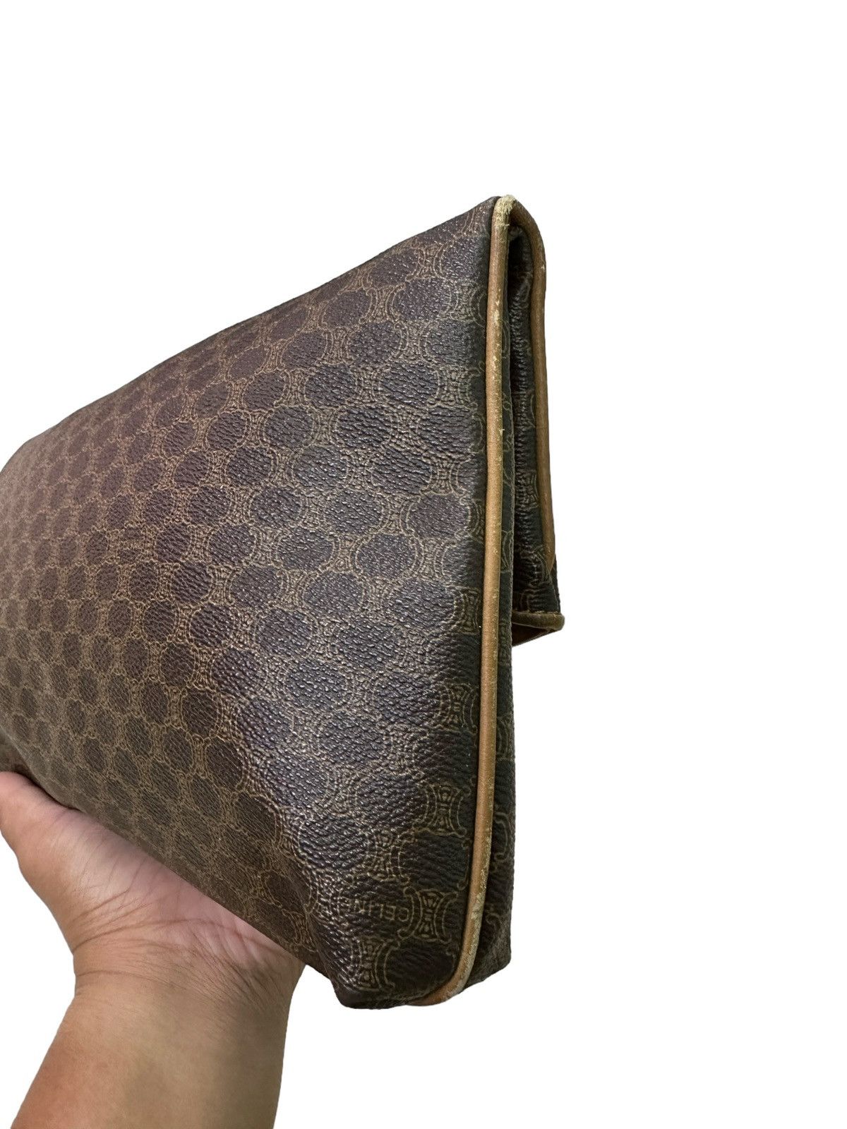 Celine × Vintage AUTHENTIC VINTAGE CELINE MACADAM CLUTCH BAG Size ONE SIZE - 15 Thumbnail