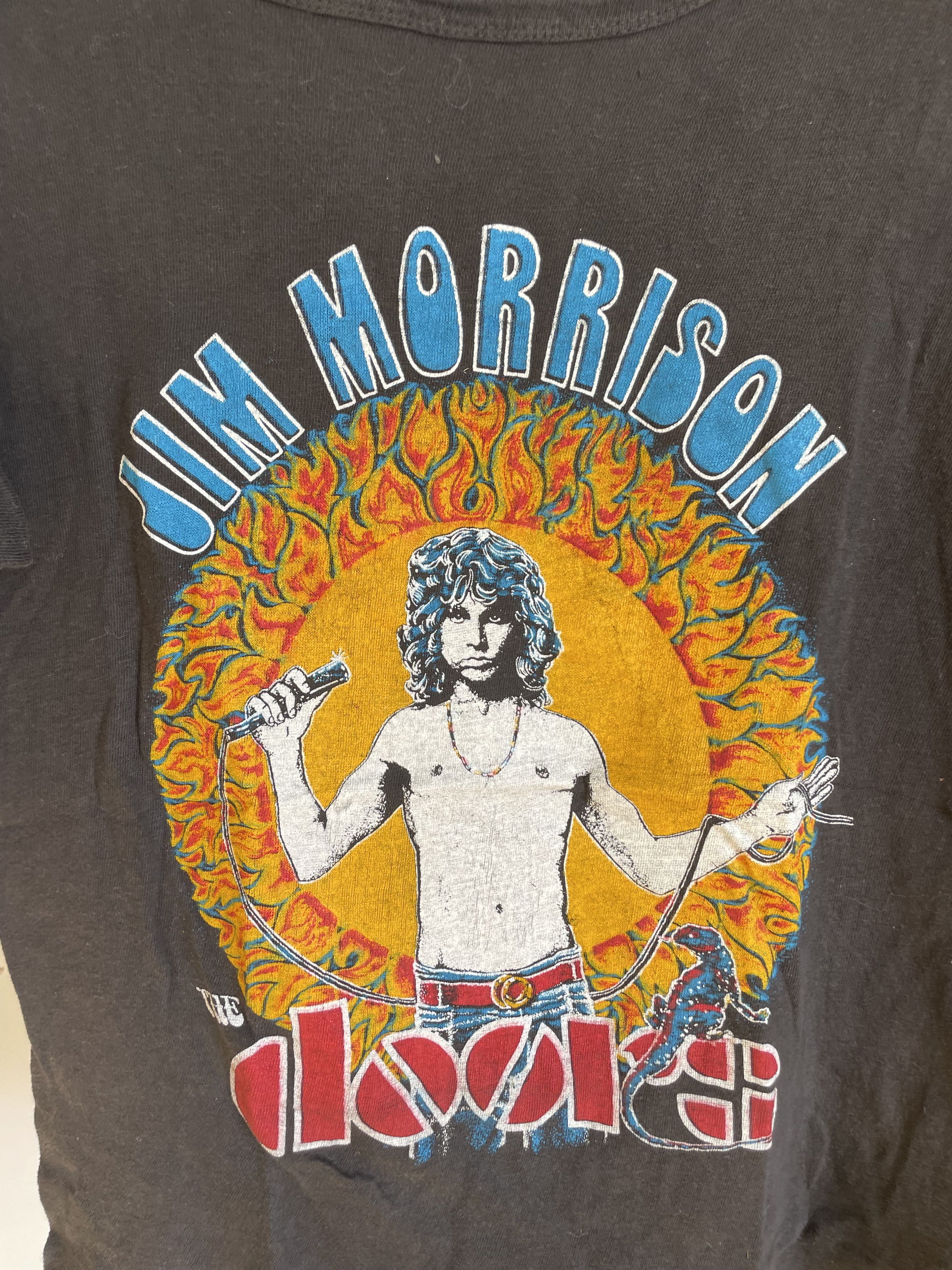 Band Tees × Vintage JIM MORRISON DOORS 70s tee Size US M / EU 48-50 / 2 - 2 Thumbnail